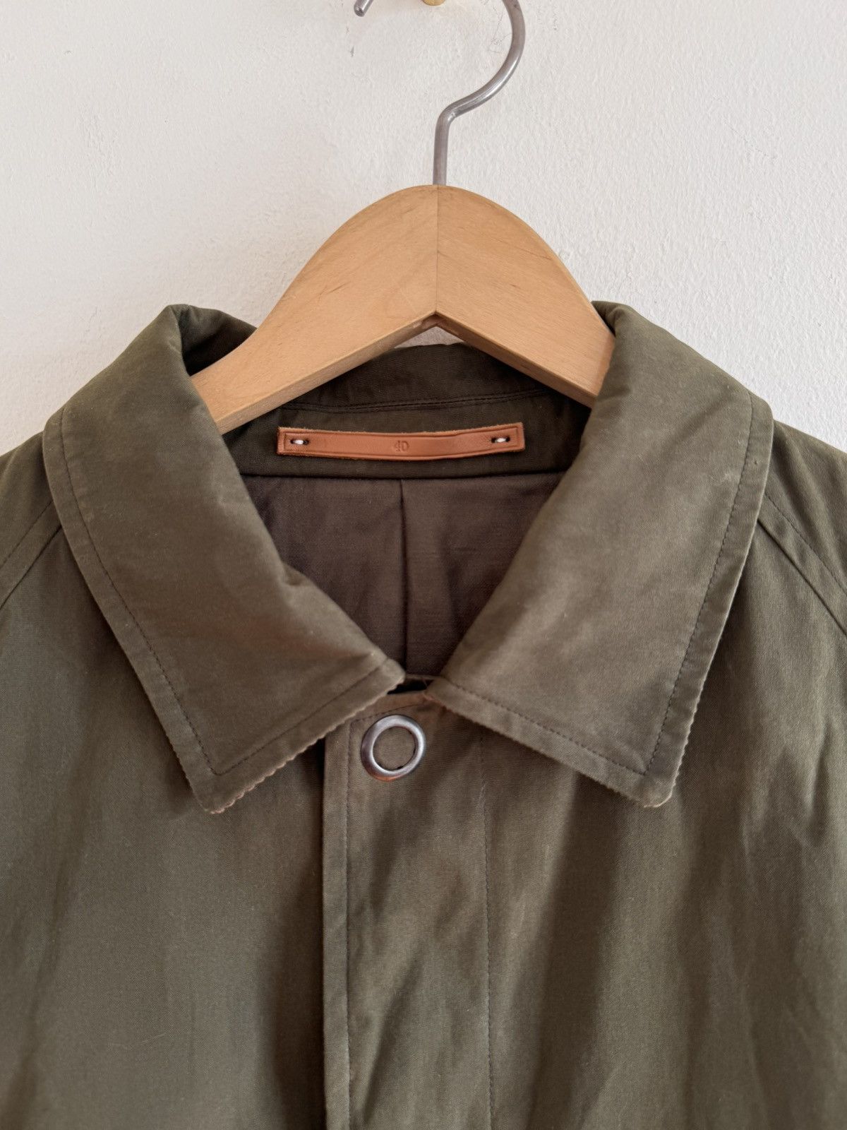 SCYE Scye Masterpiece and Co Waxed Cotton Coat Made in Japan M Size US M / EU 48-50 / 2 - 4 Thumbnail