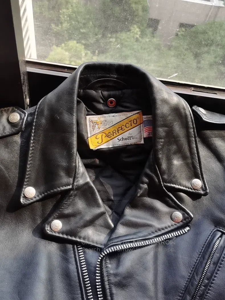Schott Schott NYC 618 Leather Jacket Size US XS / EU 42 / 0 - 7 Thumbnail