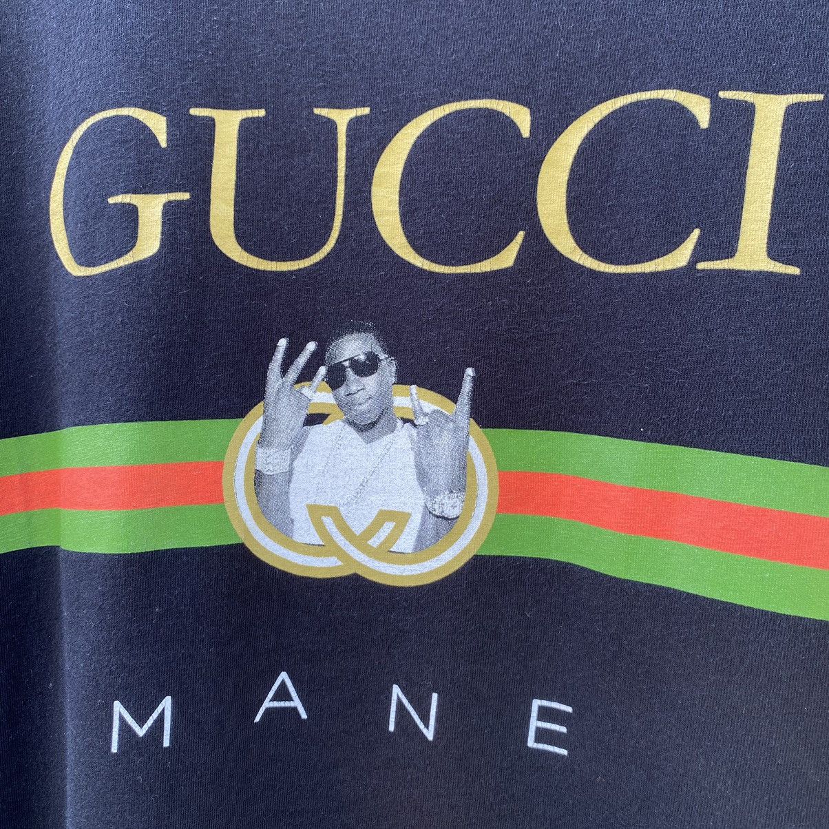 Rap Tees Faded Gucci Mane American Rapper ERD GRUNGE THRASHED TEE Size US XL / EU 56 / 4 - 4 Thumbnail