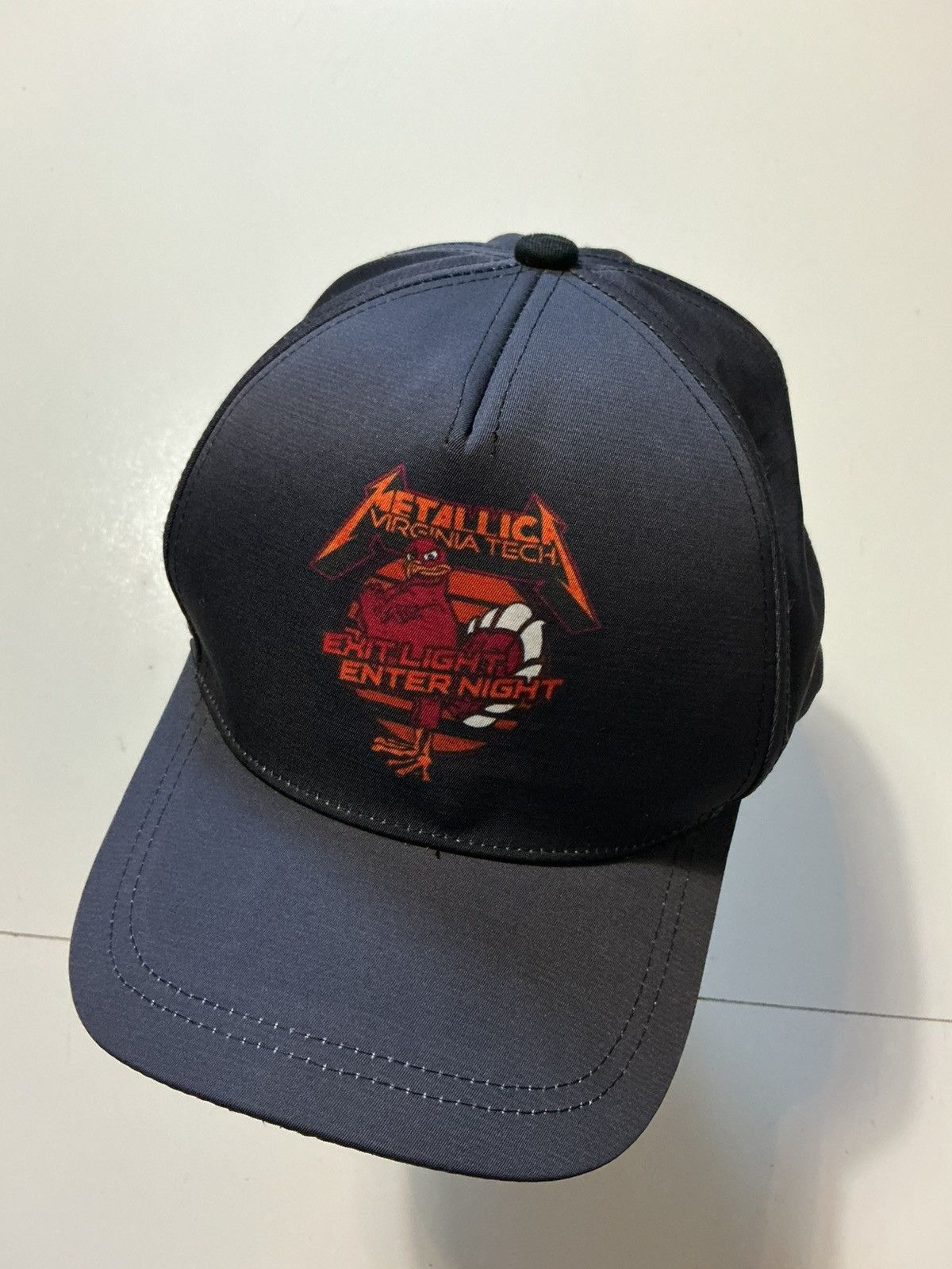 Metallica Metallica Virginia Tech Hokies M72 World Tour Strapback Hat Size ONE SIZE - 8 Thumbnail