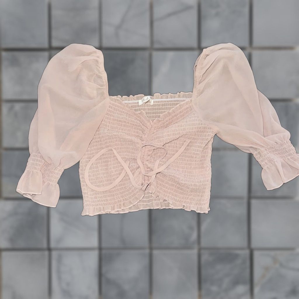 Pinko VINTAGE Blush Blouse Women’s Dusty Pink Blush Dusty Pink Medium Pink Womens Blouse M Size M / US 6-8 / IT 42-44 - 1 Thumbnail