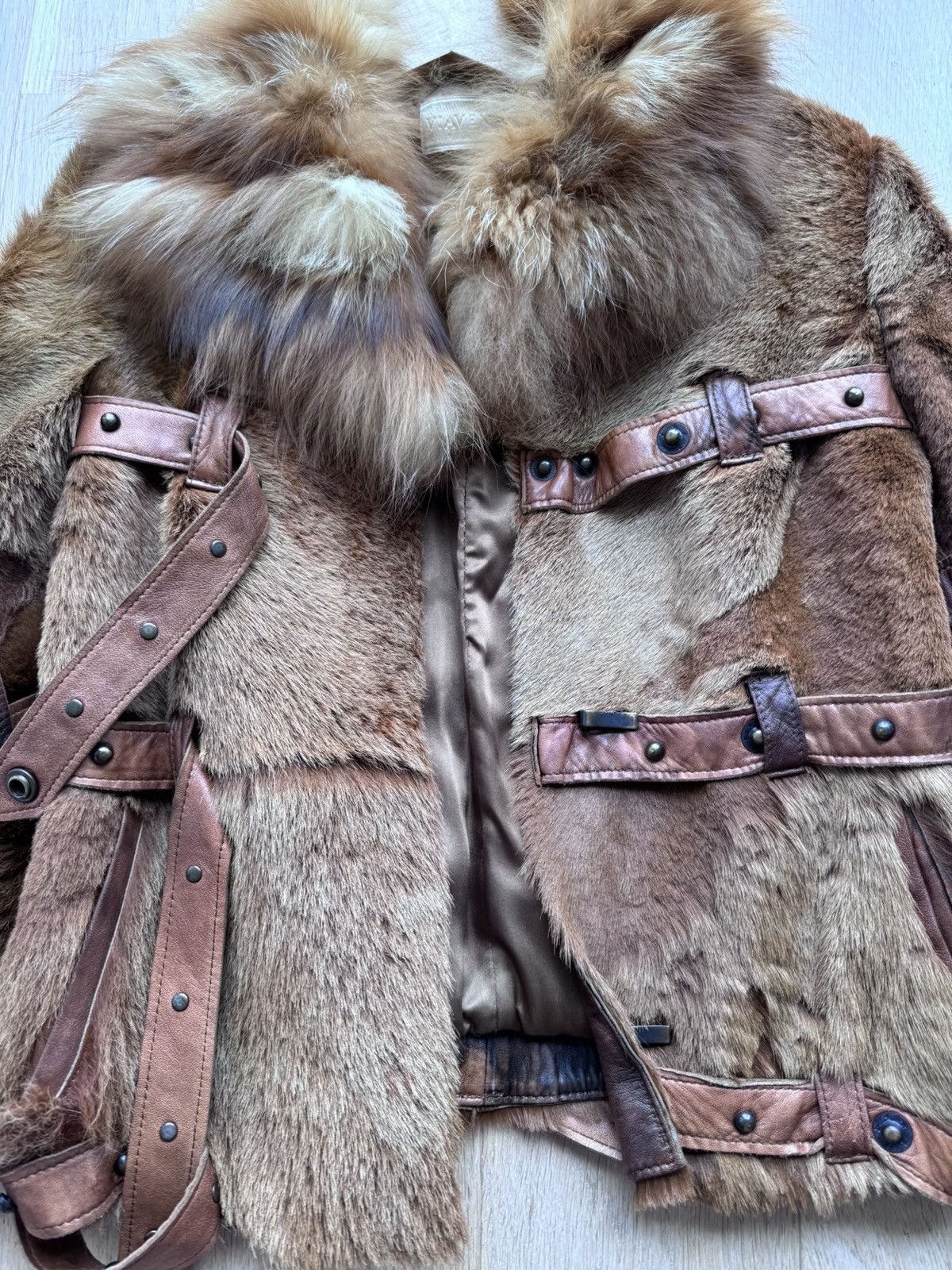Vintage Stylish slay fox fur coat Size M / US 6-8 / IT 42-44 - 2 Thumbnail