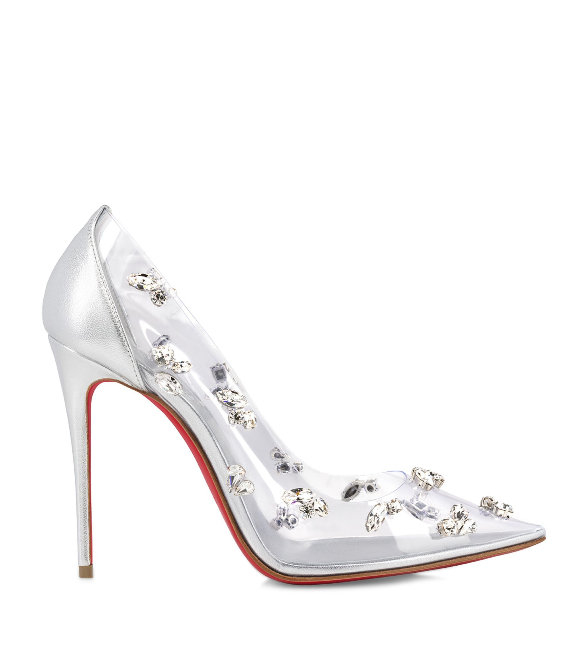 Christian Louboutin o1s1wg110924 Heeled Pumps in Silver Size US 8 / IT 38 - 1 Thumbnail