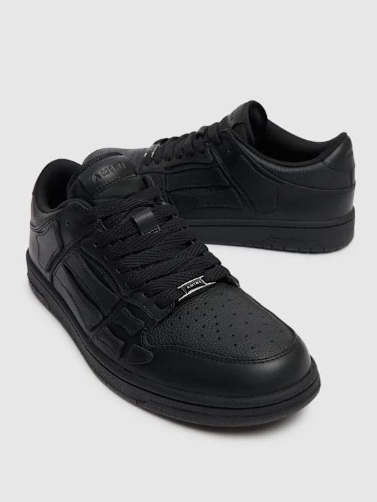 Amiri o1lsvrm0425 CNY Skel Top Low Sneakers in Black Size US 12 / EU 45 - 2 Thumbnail