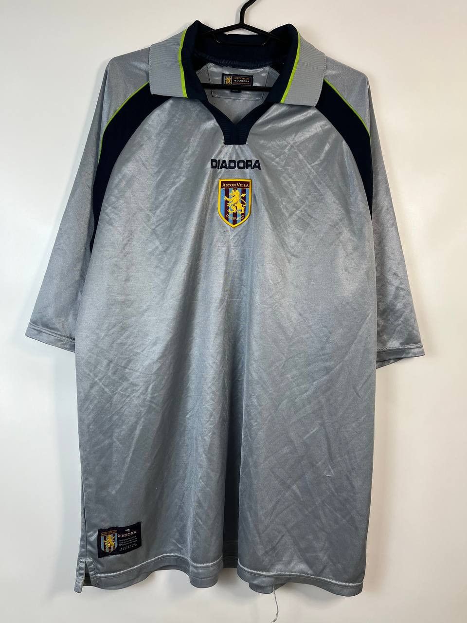 Diadora ASTON VILLA 2001 2002 AWAY SHIRT DIADORA FOOTBALL SIZE 2XL Size US XXL / EU 58 / 5 - 1 Thumbnail