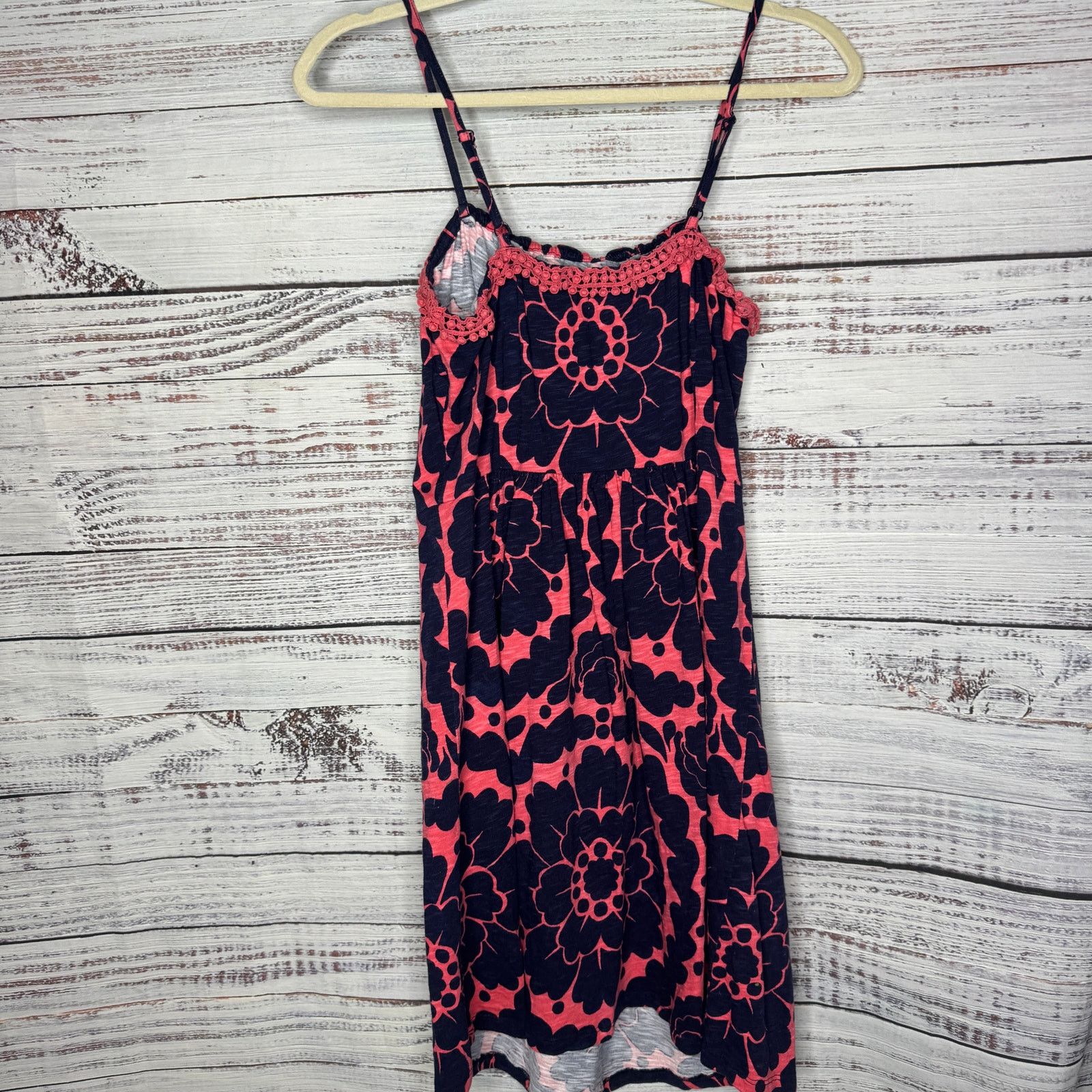 Boden Boden Floral Printed Day Dress Navy and Pink 10P Size L / US 10 / IT 46 - 4 Thumbnail