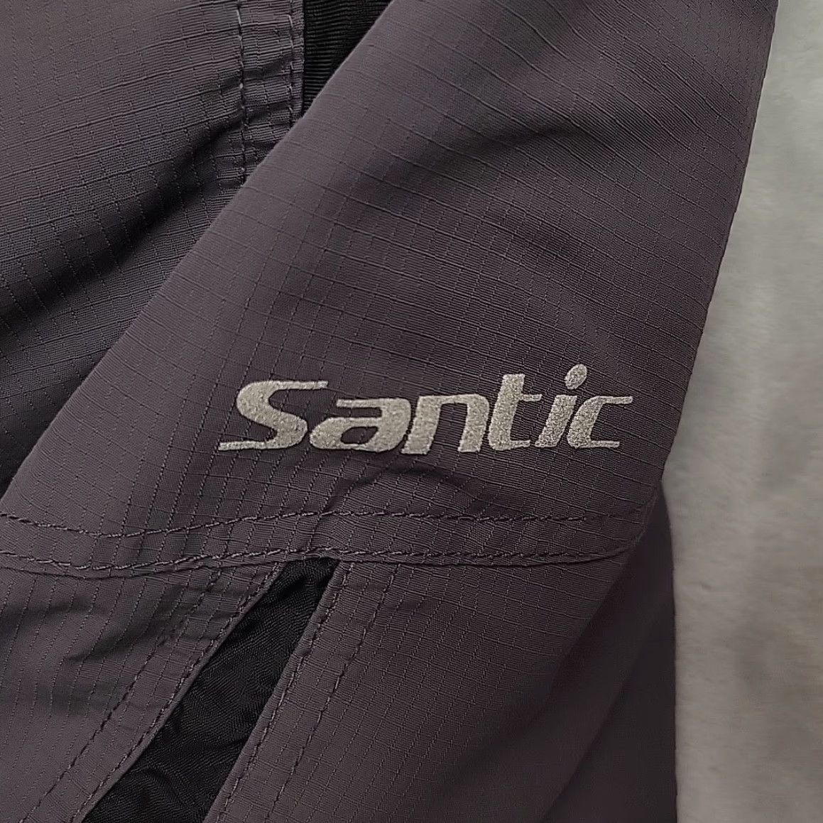 Vintage Santic Shorts Mens L Gray Padded Cargo Mountain Bike Cycling Outdoor Gorp Size US 33 - 3 Thumbnail