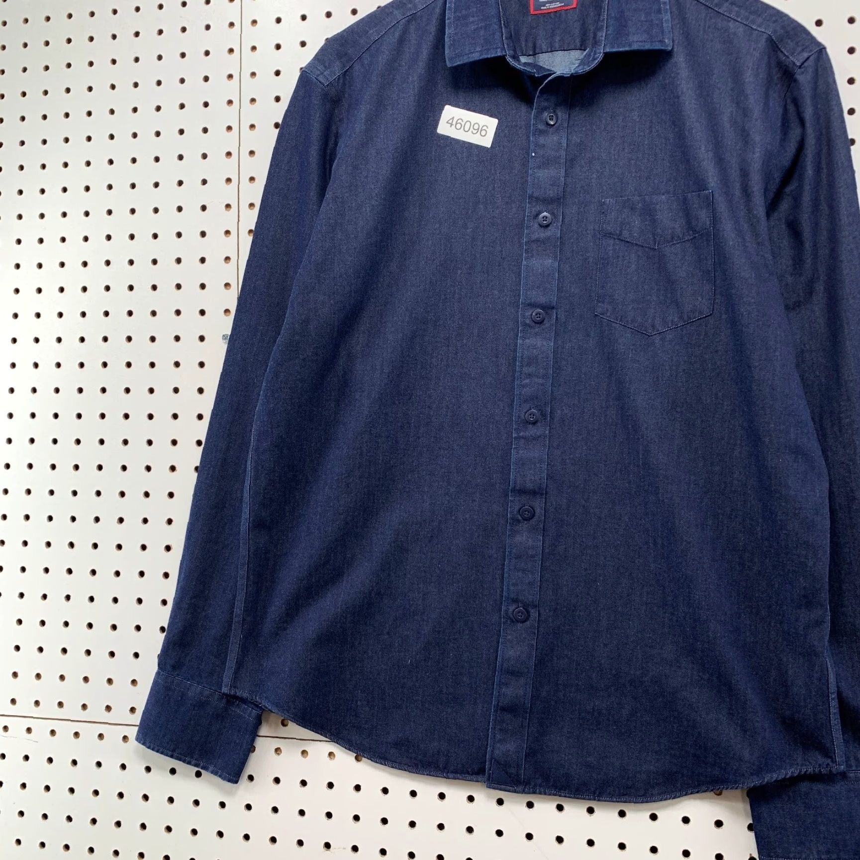 UNTUCKit UNTUCKit Button Shirt Mens M Indigo Blue Long Sleeve Business Casual Shirt Size US M / EU 48-50 / 2 - 3 Thumbnail