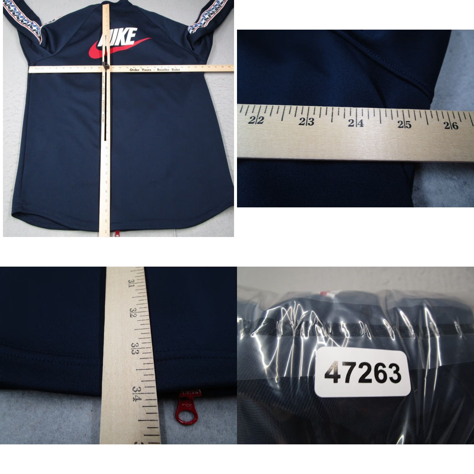 Nike Nike Jacket Mens XL Blue Full Zip Taped Track Pockets Sportwear Size US XL / EU 56 / 4 - 8 Thumbnail