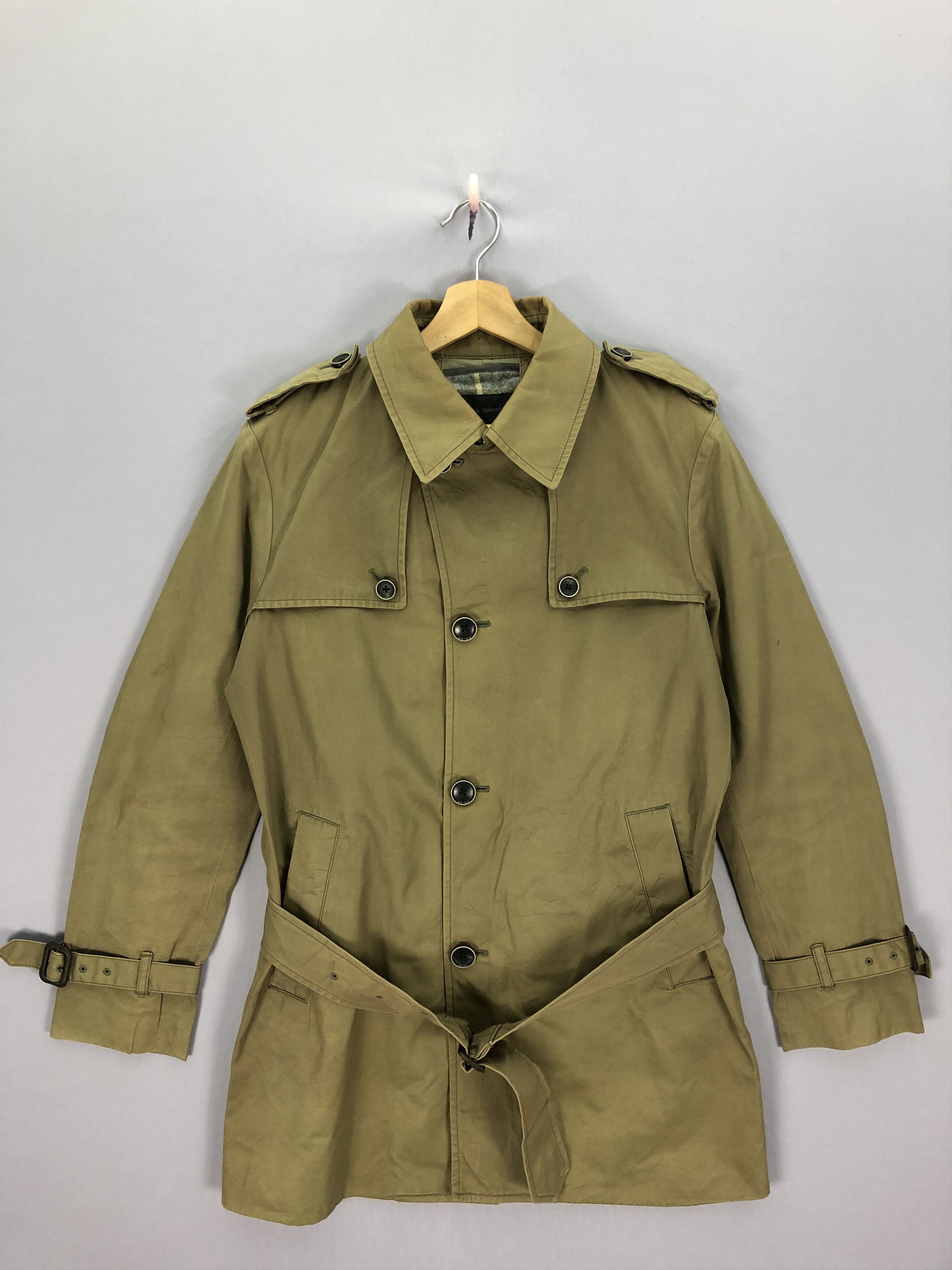 Japanese Brand × Vintage Vintage Journal Standard Long Trench Jackets Japanese Brand Size US S / EU 44-46 / 1 - 2 Thumbnail