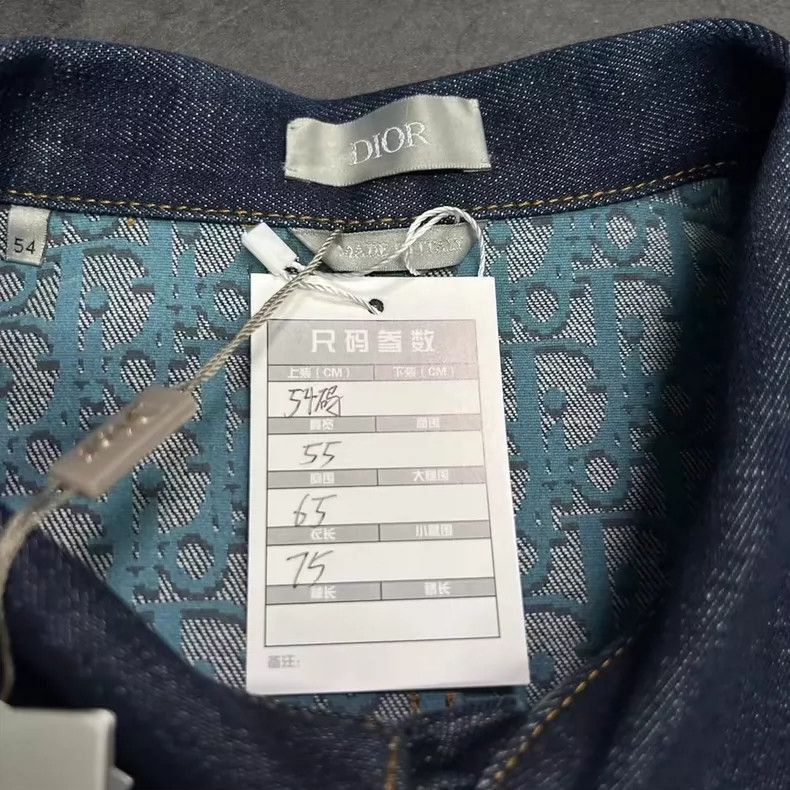 Dior DIOR Denim Jacket with Inner Print Size 54-2506 Size US XXL / EU 58 / 5 - 5 Thumbnail