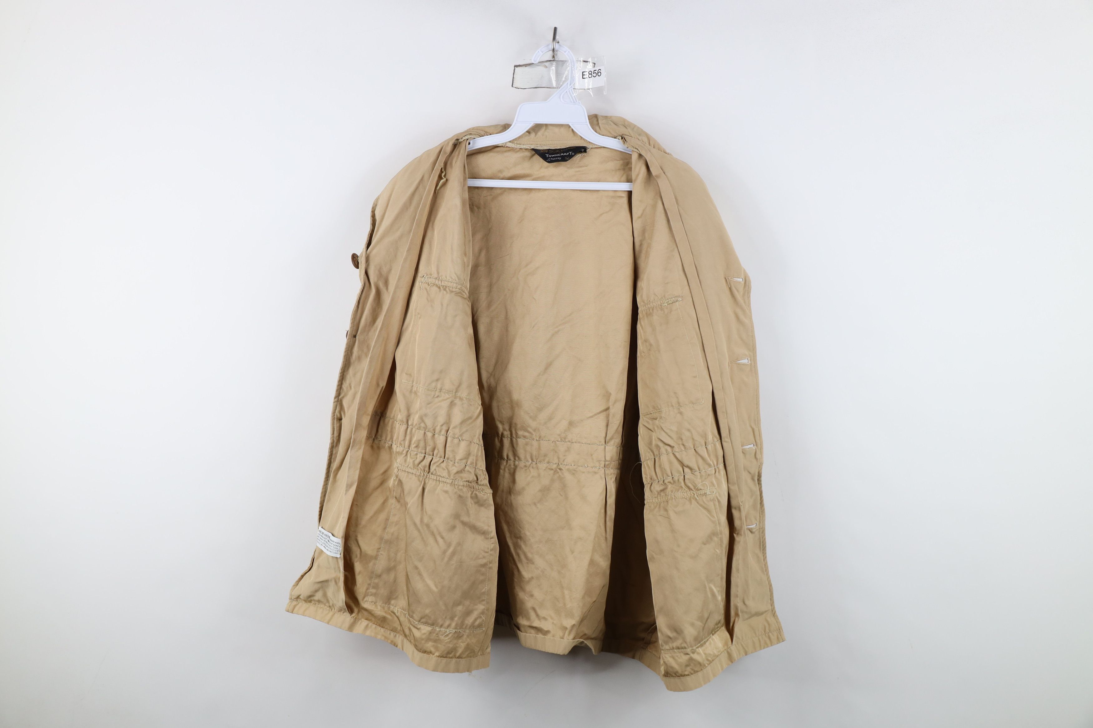 Vintage Vintage 70s Streetwear Rayon Gabardine Safari Bush Jacket Size US L / EU 52-54 / 3 - 11 Thumbnail