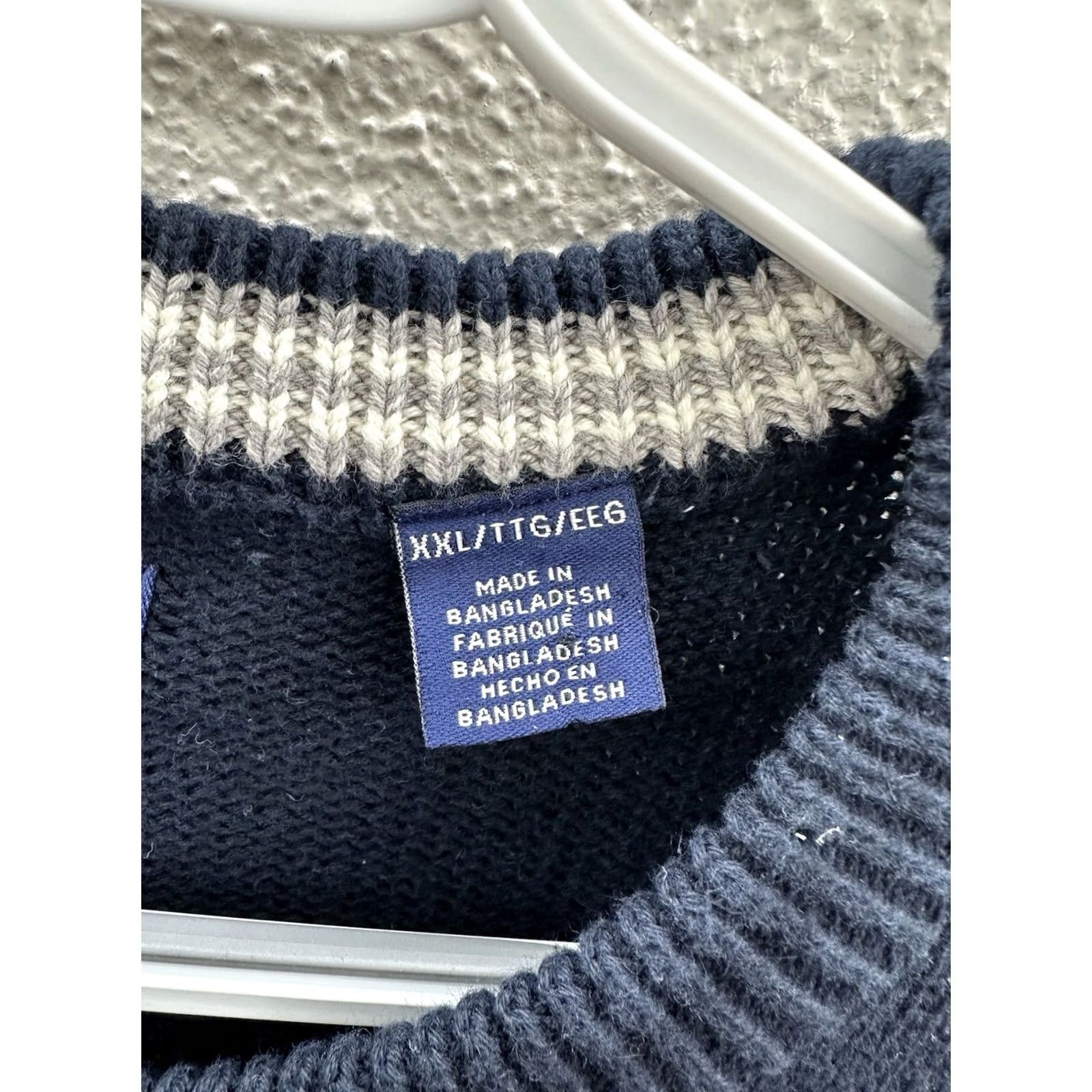 Chaps Chaps Sweater XXL Navy Blue Knit Long Sleeve Pullover Mens Shirt Category Pullover Casual 90s Classic Men’s Knitwear Size US XXL / EU 58 / 5 - 5 Thumbnail