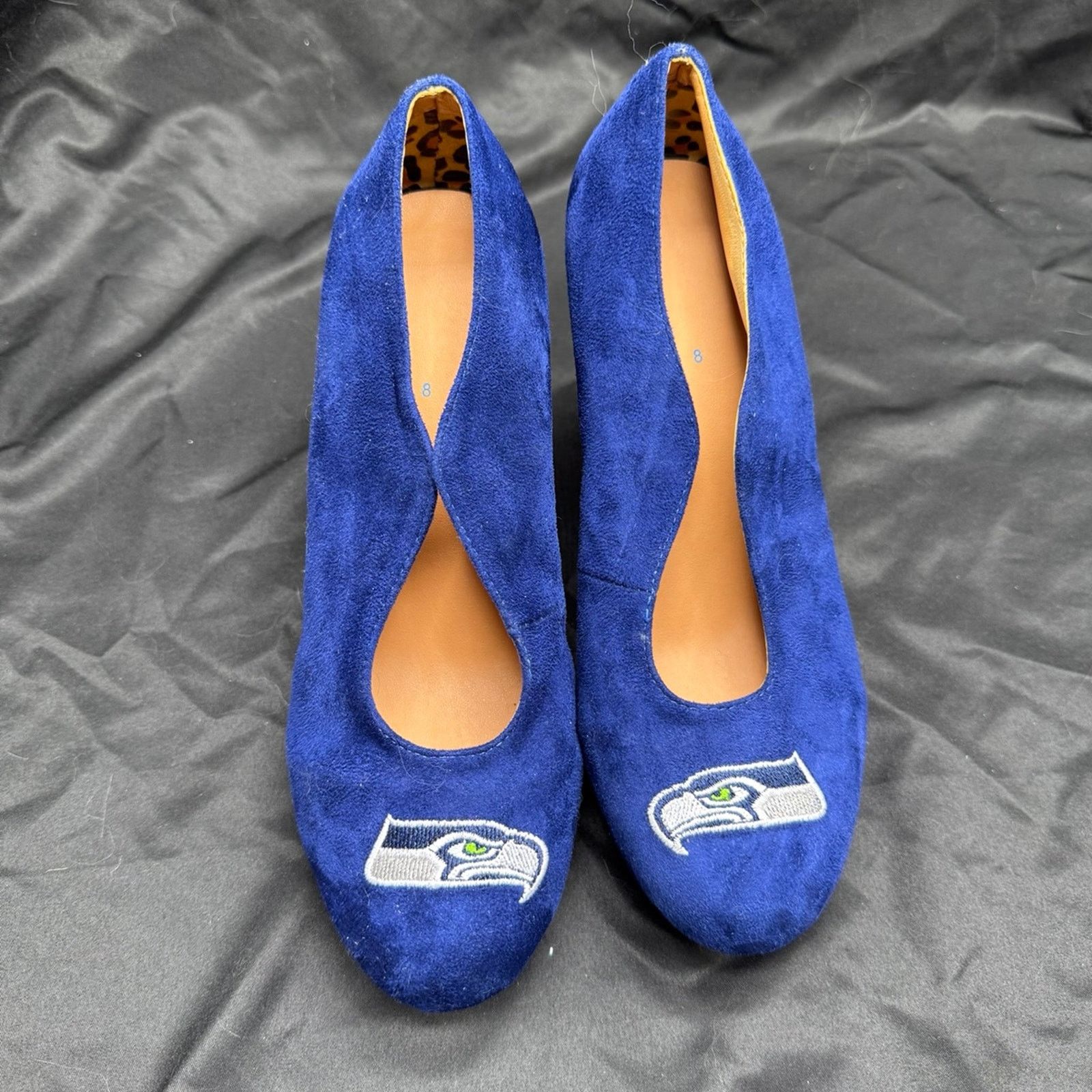 NBDN Nobrandedon Woman’s Seattle Seahawks wedge shoes Size US 8 / IT 38 - 1 Thumbnail
