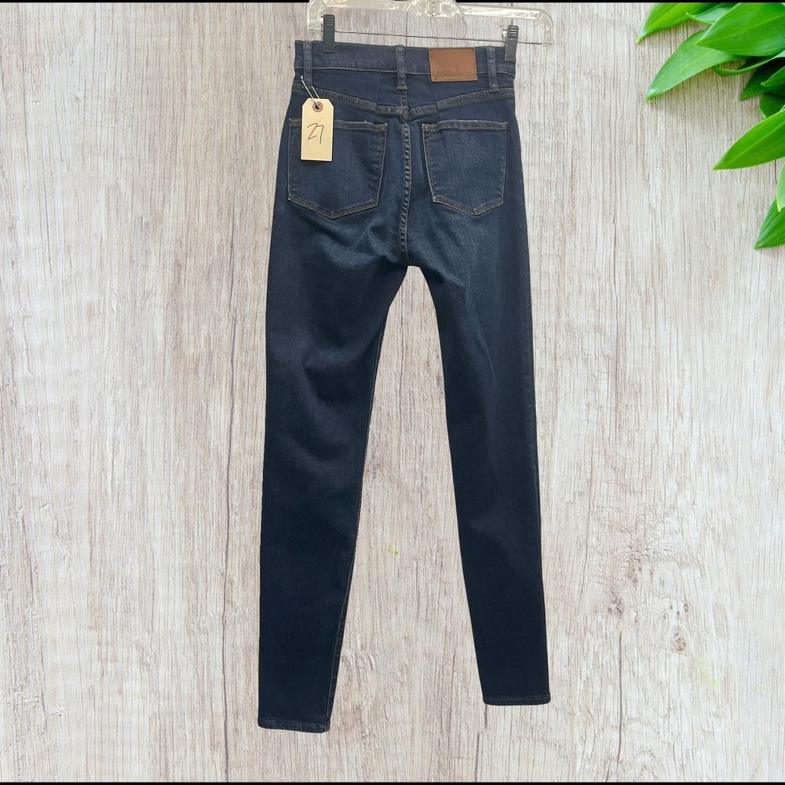 J.Crew J Crew Classic Dark Blue Women's Jeans size 27 Size 27" / US 4 / IT 40 - 2 Thumbnail