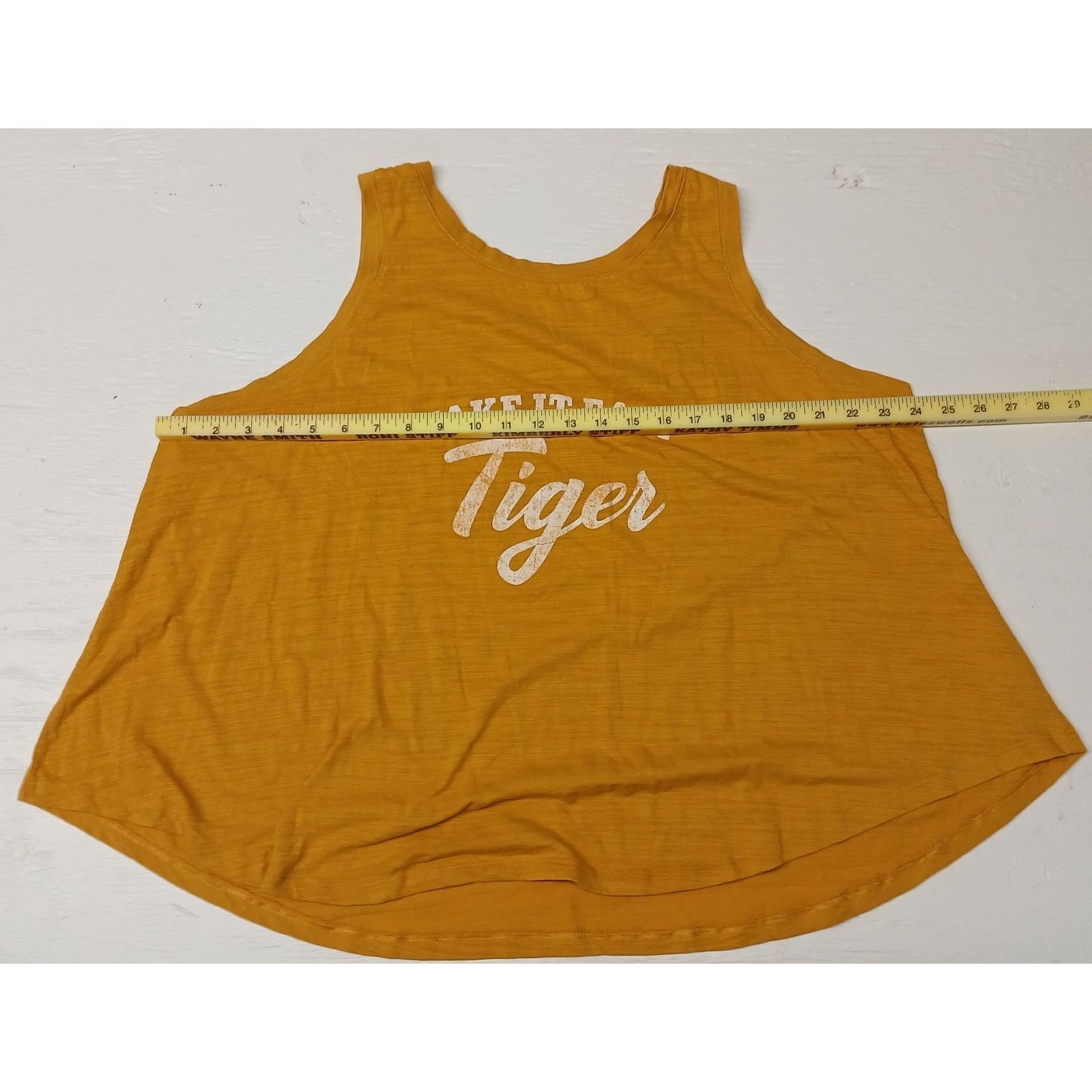 Other Secret Treasures (3XL) Yellow Comfort Stretch Tank Top Shirt Size ONE SIZE - 4 Thumbnail