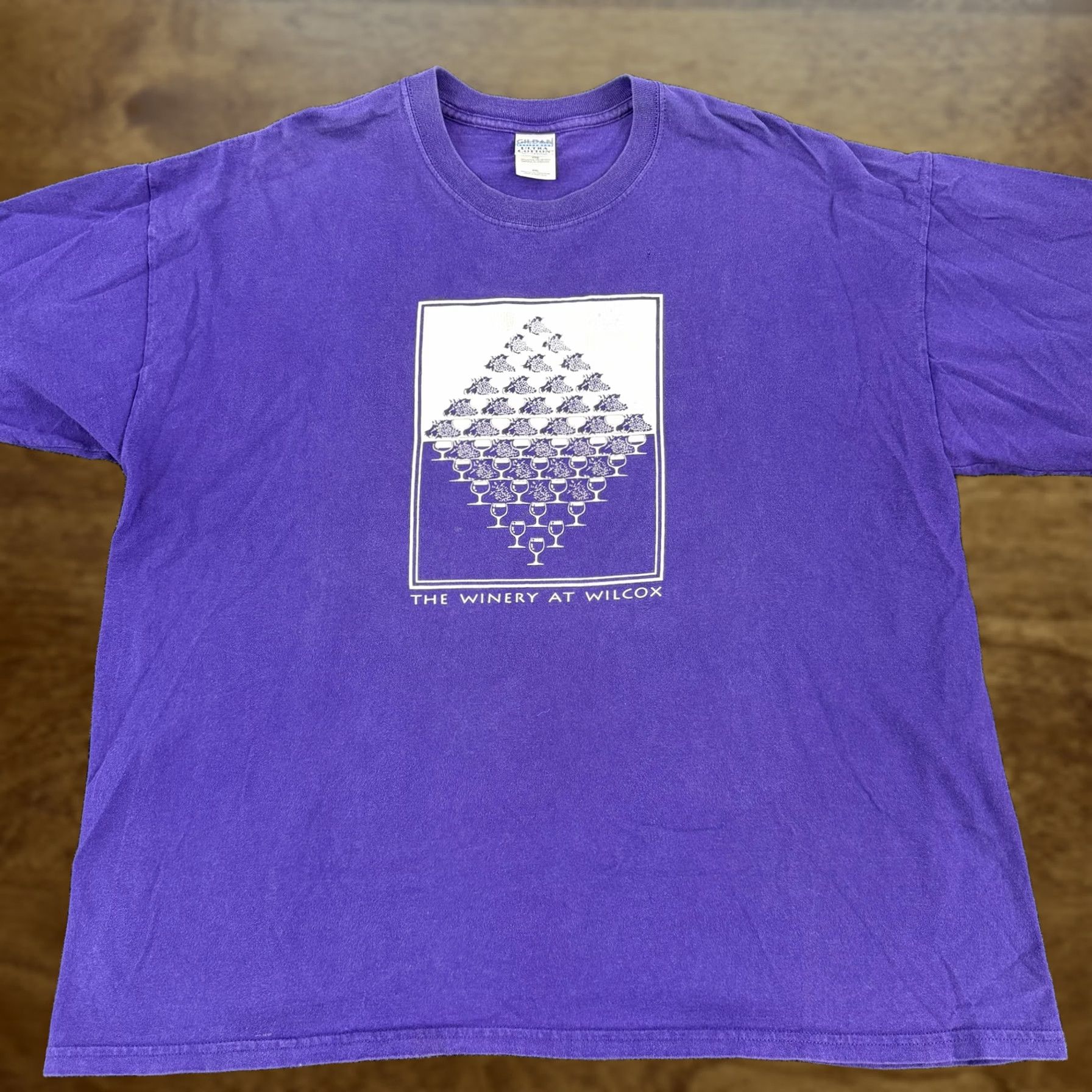 Gildan VINTAGE Gildan 2XL Purple The Winery At Wilcox Graphic Tee Mens Short Sleeve T-Shirt Size US XXL / EU 58 / 5 - 1 Thumbnail