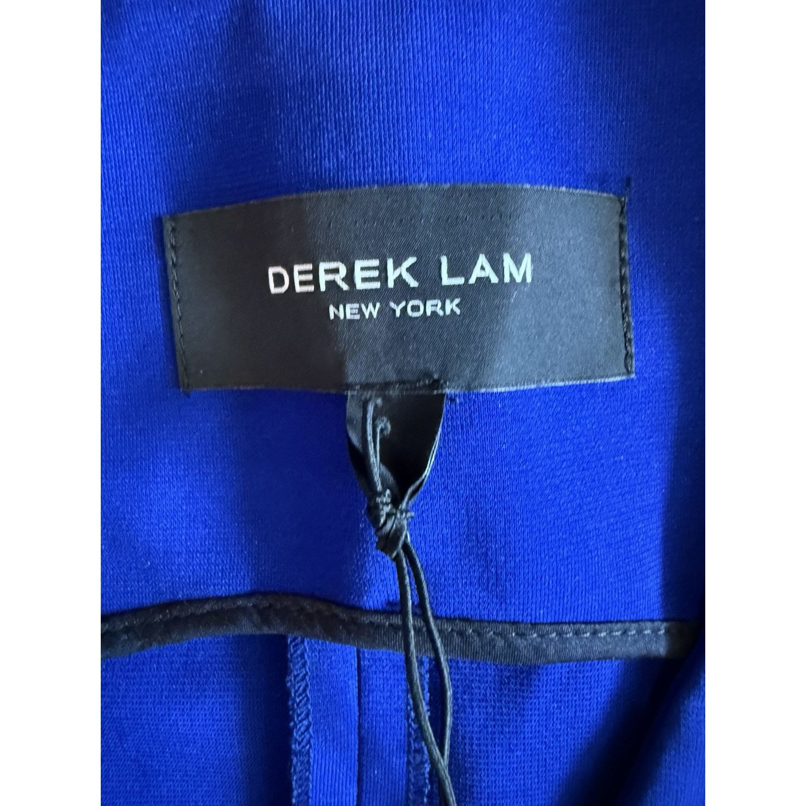 Other Derek Lam Womens Royal Blue V Neck Dress Size 4 NWT Size S / US 4 / IT 40 - 3 Thumbnail