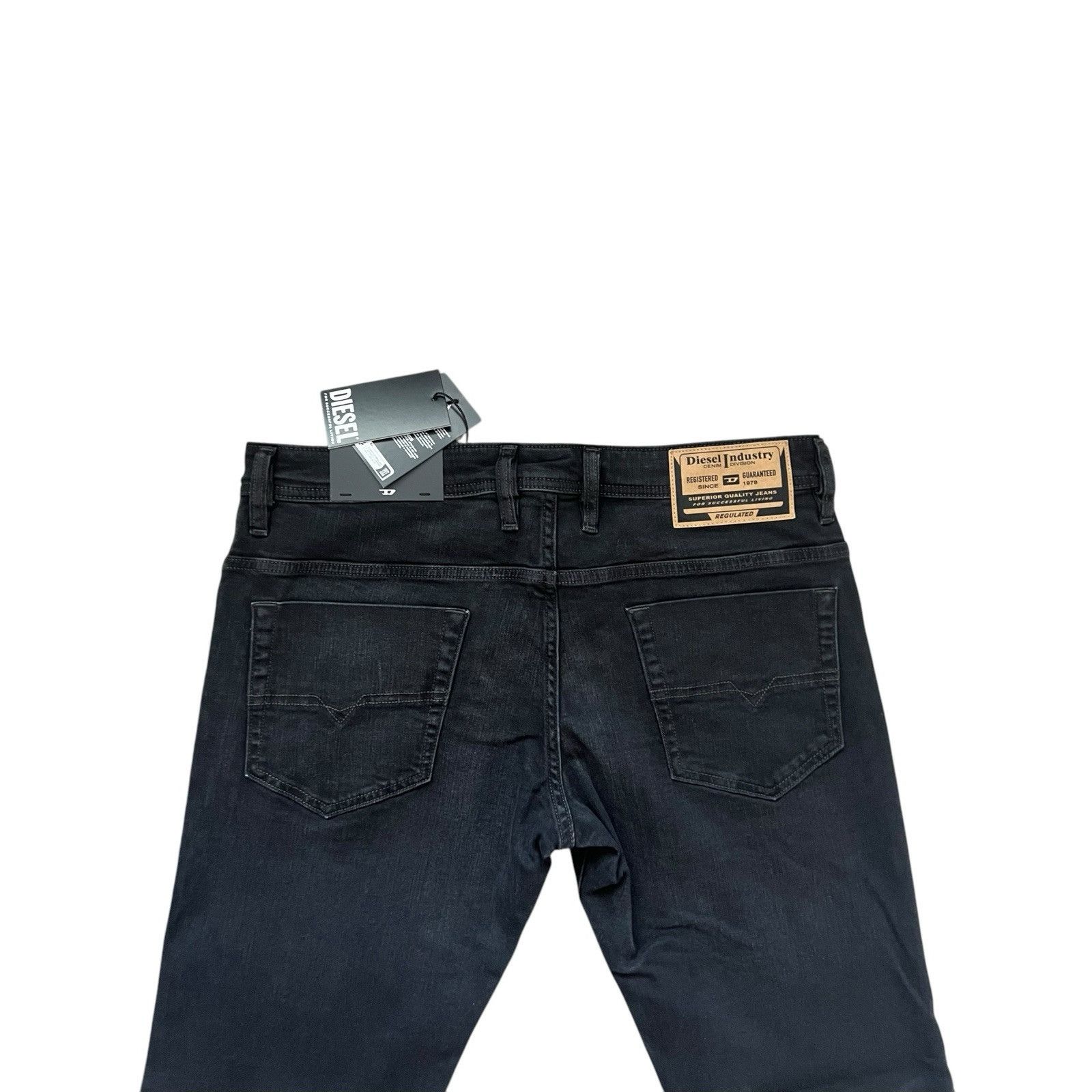 Diesel Diesel Mens Safado Straight Fit Jeans RB064 Black Size 34/32 Size US 34 / EU 50 - 5 Thumbnail