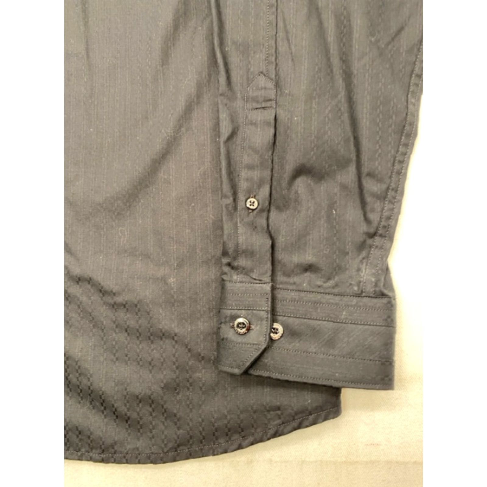 Vintage Rock & Republic Black Shirt Long Sleeve Button-Up 2XL Mens 100% Cotton Size US XXL / EU 58 / 5 - 6 Thumbnail