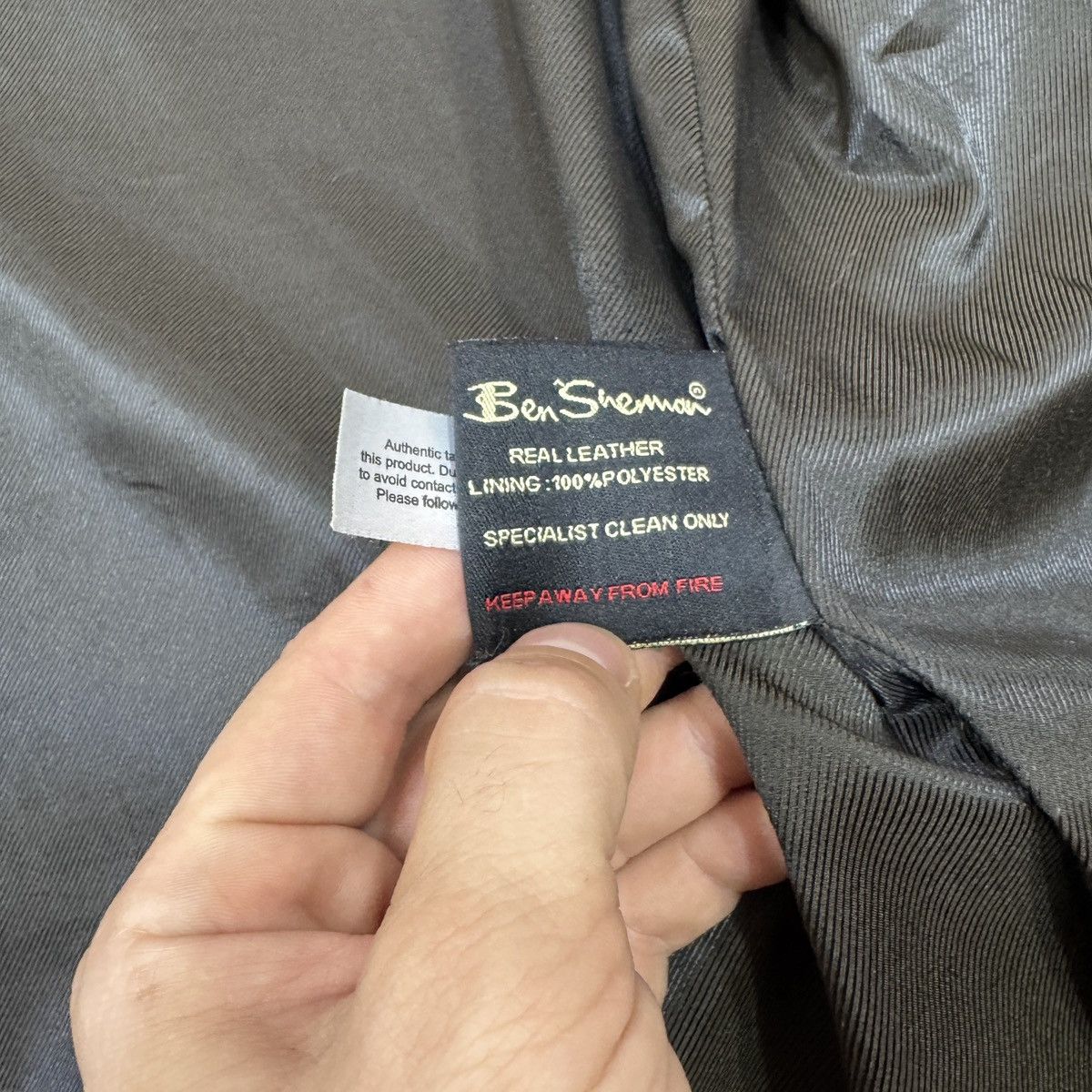 Ben Sherman Ben Sherman Brown Leather Coat M size Size US M / EU 48-50 / 2 - 11 Thumbnail