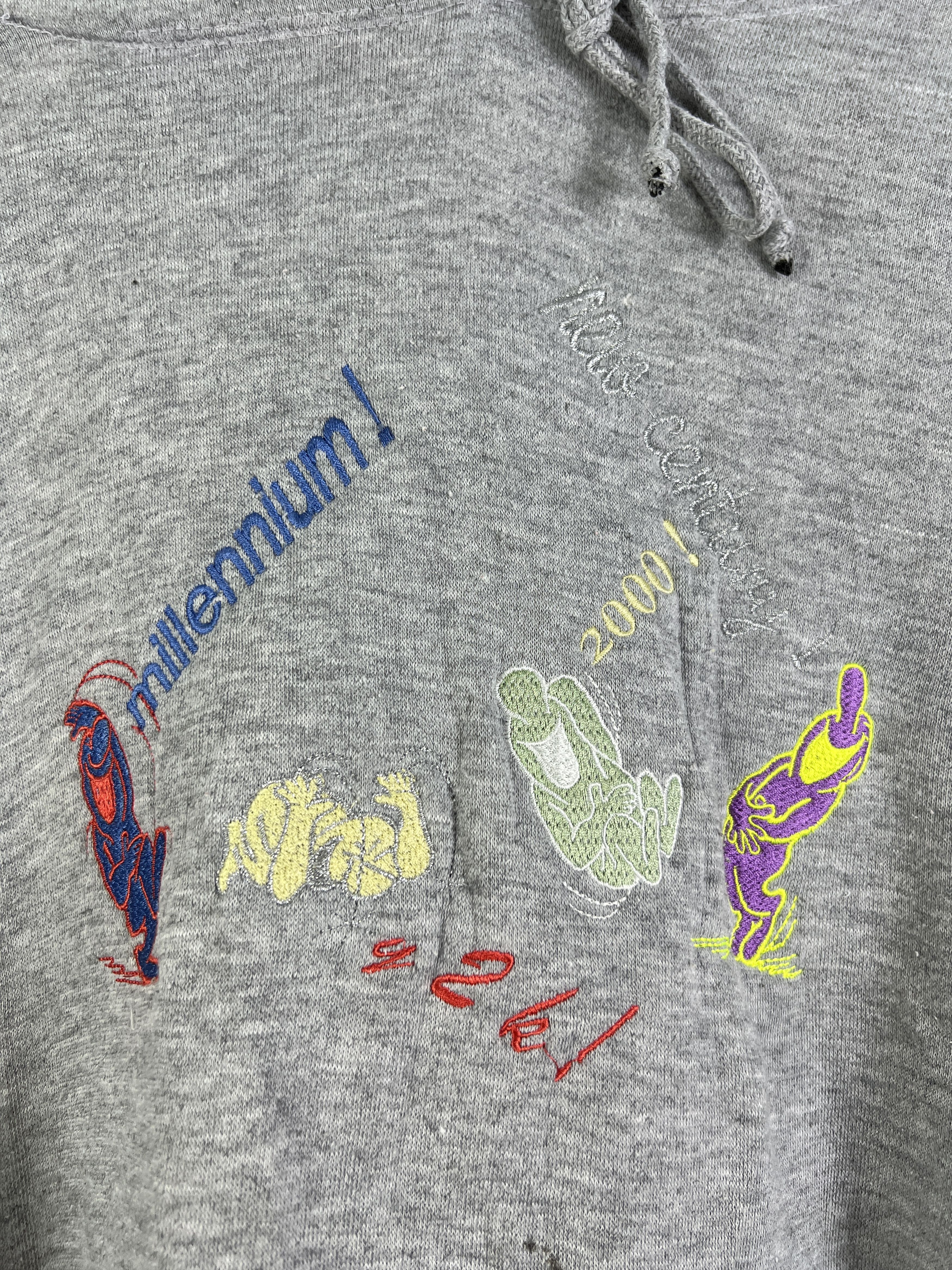 Vintage No.5097 Vintage Y2K Embroidery Graphic Hoodie (XXL) Size US XXL / EU 58 / 5 - 2 Thumbnail