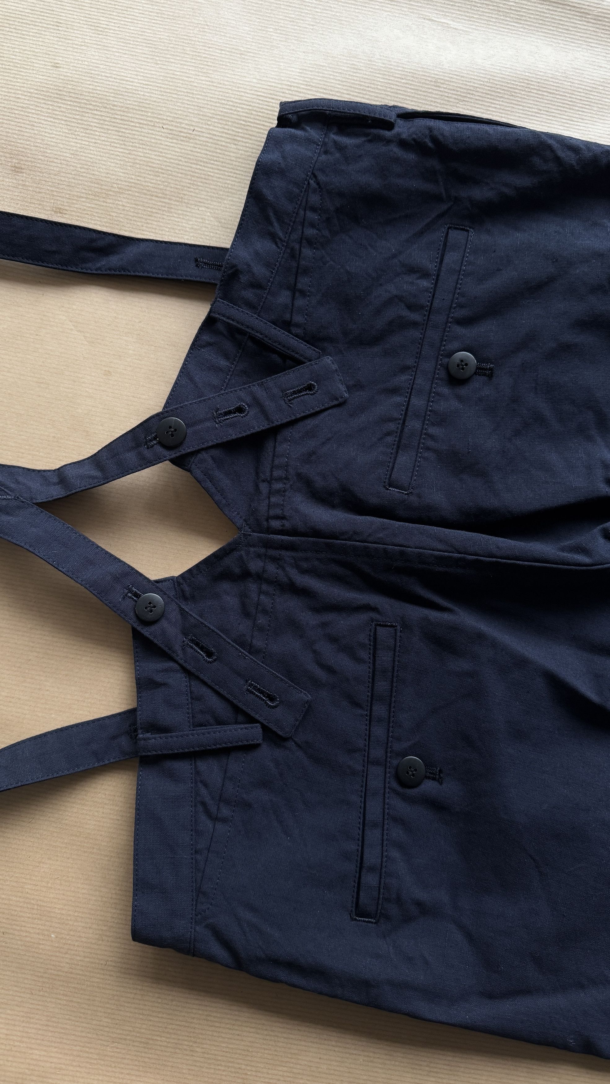 Visvim aa . 2 . as new . TRAVAILLER WOOL LINEN BRACES PANTS(W / L) Size US 34 / EU 50 - 13 Thumbnail