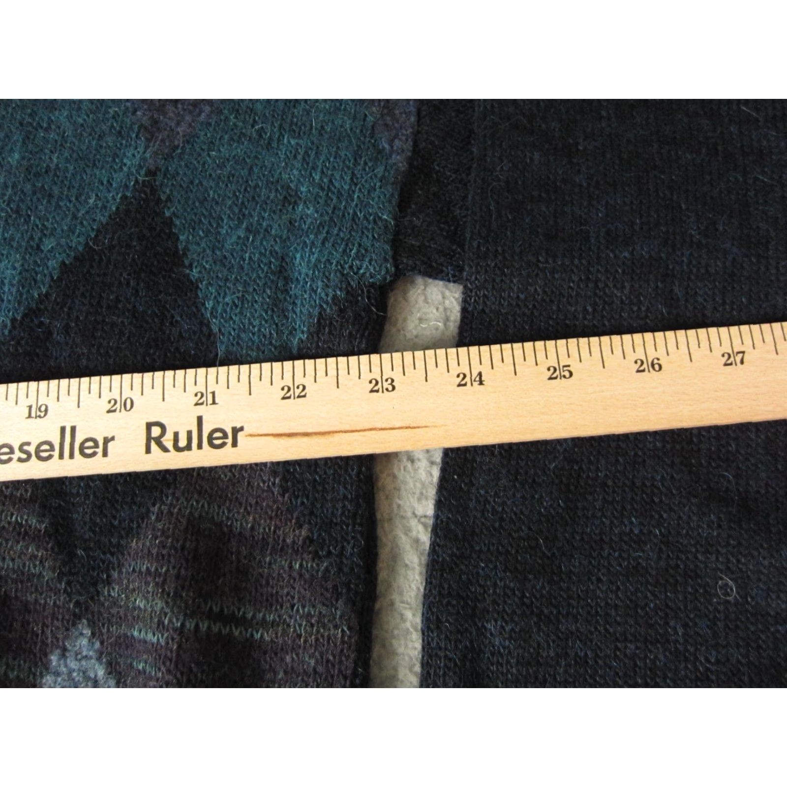 Vintage VINTAGE Consensus Sweater Mens Pullover Knit Crew Neck Argyle Blue Wool Alpaca 90s L Size US L / EU 52-54 / 3 - 7 Thumbnail