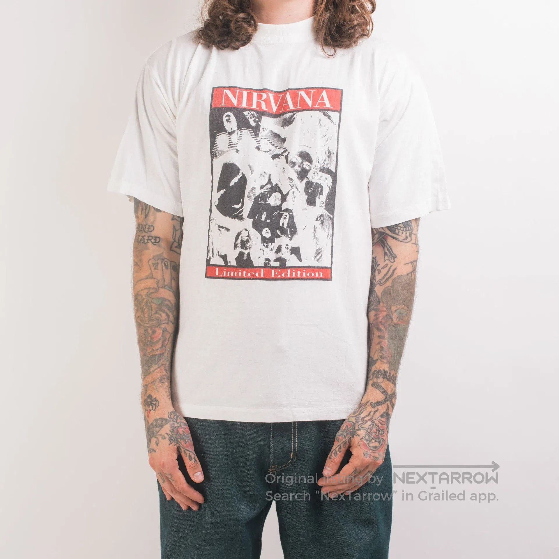 Vintage Vintage 90s Nirvana Helter Skelter Tee. Size US M / EU 48-50 / 2 - 8 Thumbnail