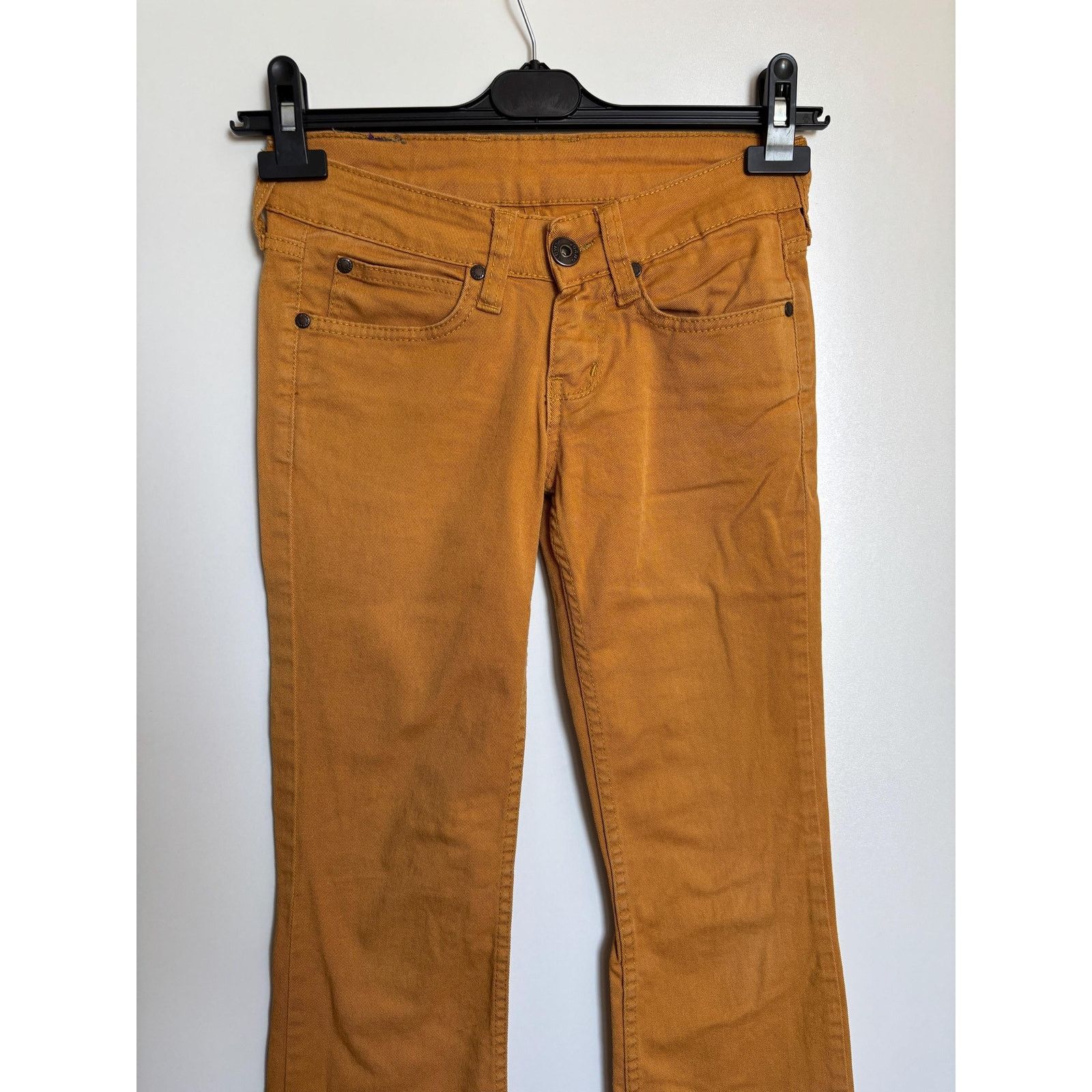 Levi's Levi's 510 W27 L34 USA 1996 Orange Stretch Bootcut Jean Size US 27 - 2 Thumbnail