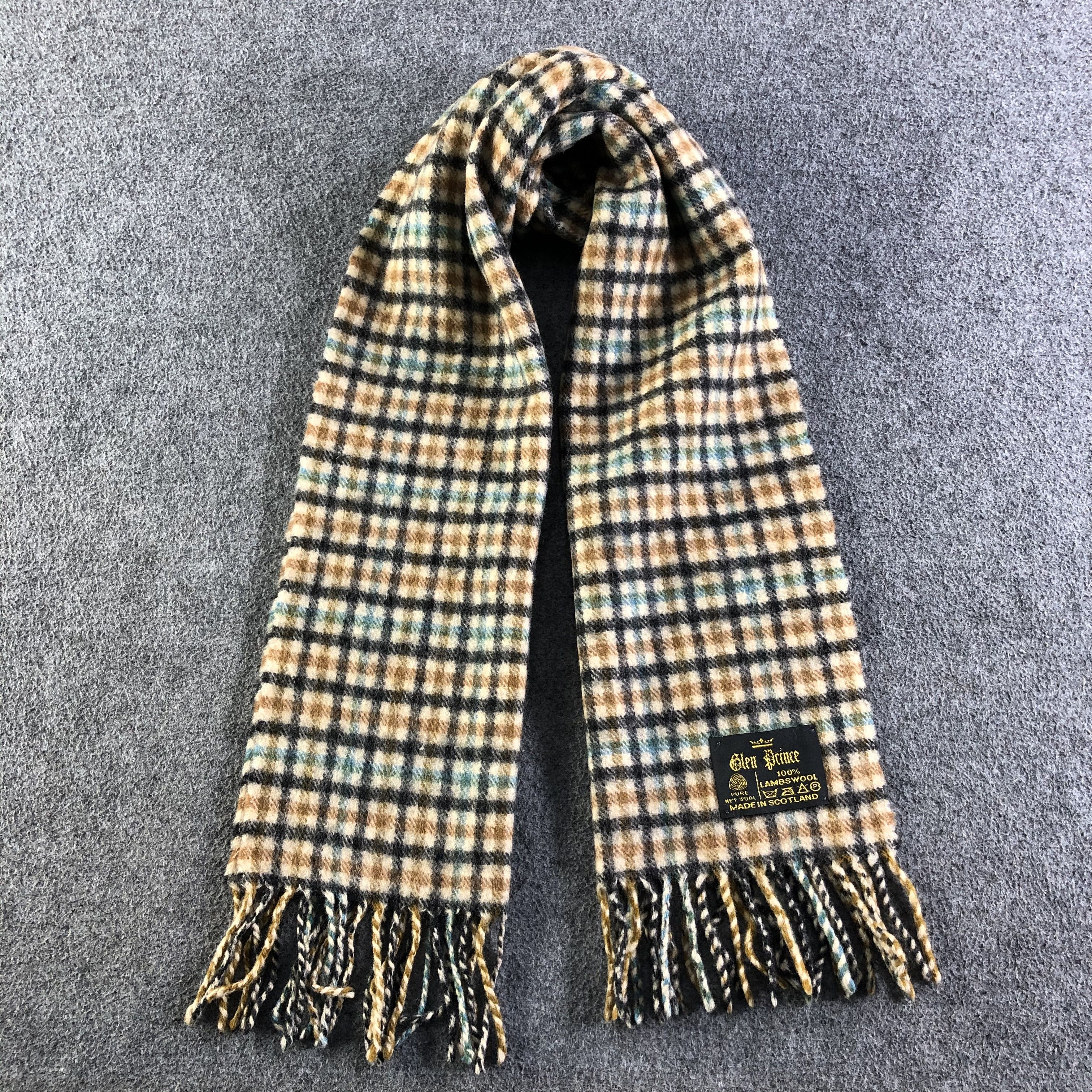 Vintage Glen Prince Scarf / Muffler / Neckwear P609 Size ONE SIZE - 1 Thumbnail