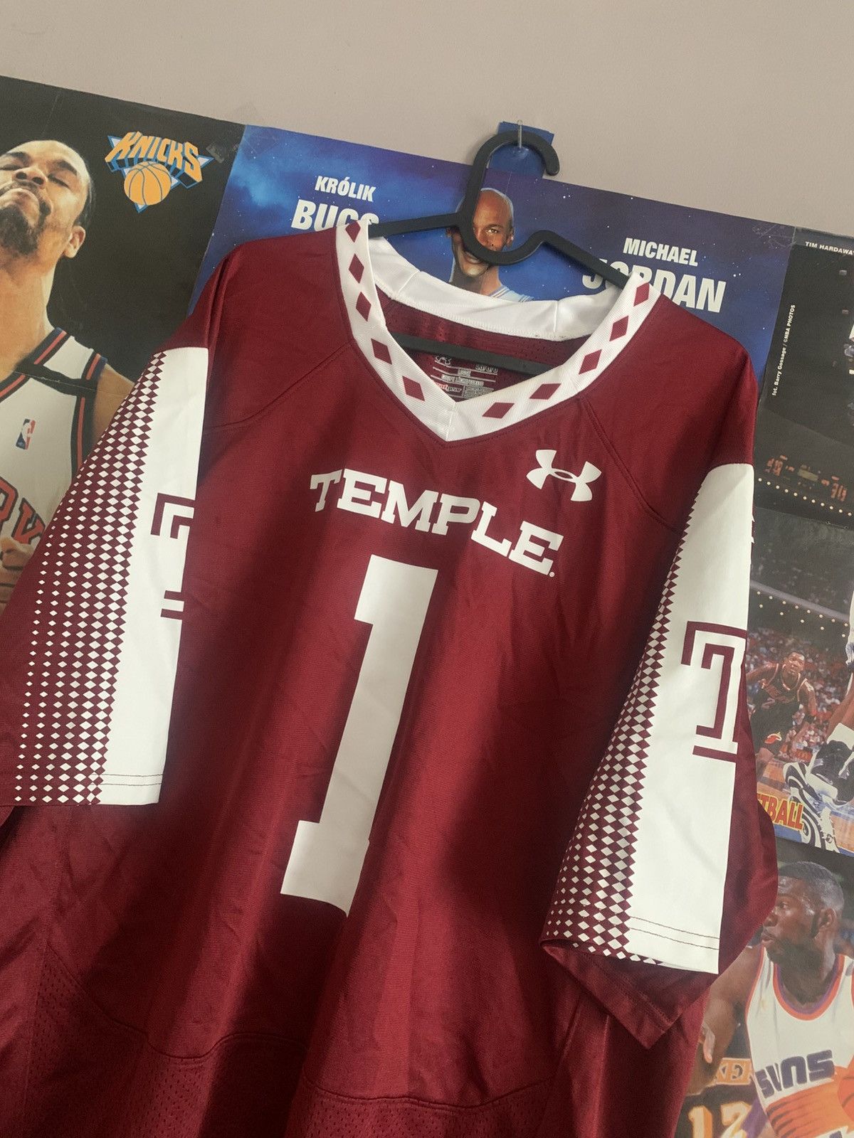 NCAA × Under Armour NCAA Under Armour Temple Owls Football Jersey #1 Size US L / EU 52-54 / 3 - 2 Thumbnail