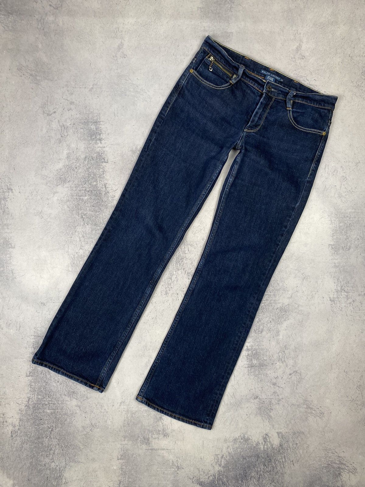 Polo Ralph Lauren × Ralph Lauren × Vintage Vintage Polo Ralph Lauren Flared Bootcut Denim Jeans Y2K Size 29" - 7 Thumbnail