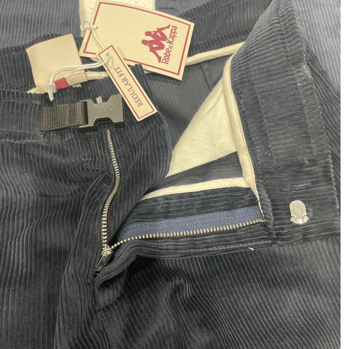 Kappa Kappa Corduroy Robe Giovani Jeans Sz 34x29 Navy $109 Reg Size US 34 / EU 50 - 4 Thumbnail