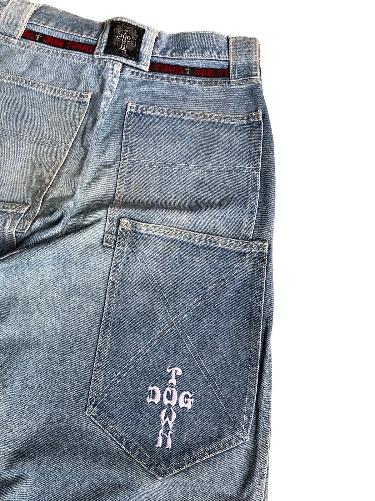 Dogtown × JNCO Distressed Dogtown Baggy Hip Hop Skateboard Pants Size US 30 / EU 46 - 10 Thumbnail