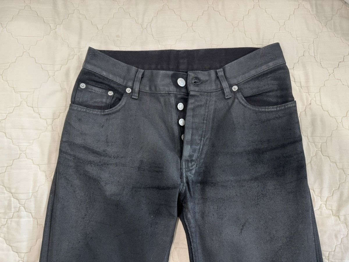 Helmut Lang Waxed Coated Denim Classic Cut 1999 Mens Size 29