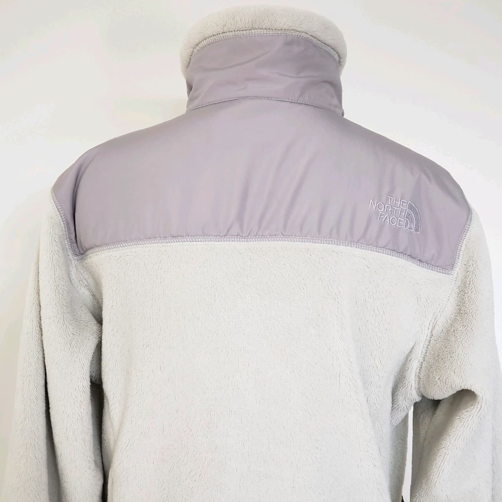 The North Face VINTAGE The North Face Fleece Jacket Women's XS Gray Casual Outdoor Logo Full Zip Pockets Size XS / US 0-2 / IT 36-38 - 7 Thumbnail