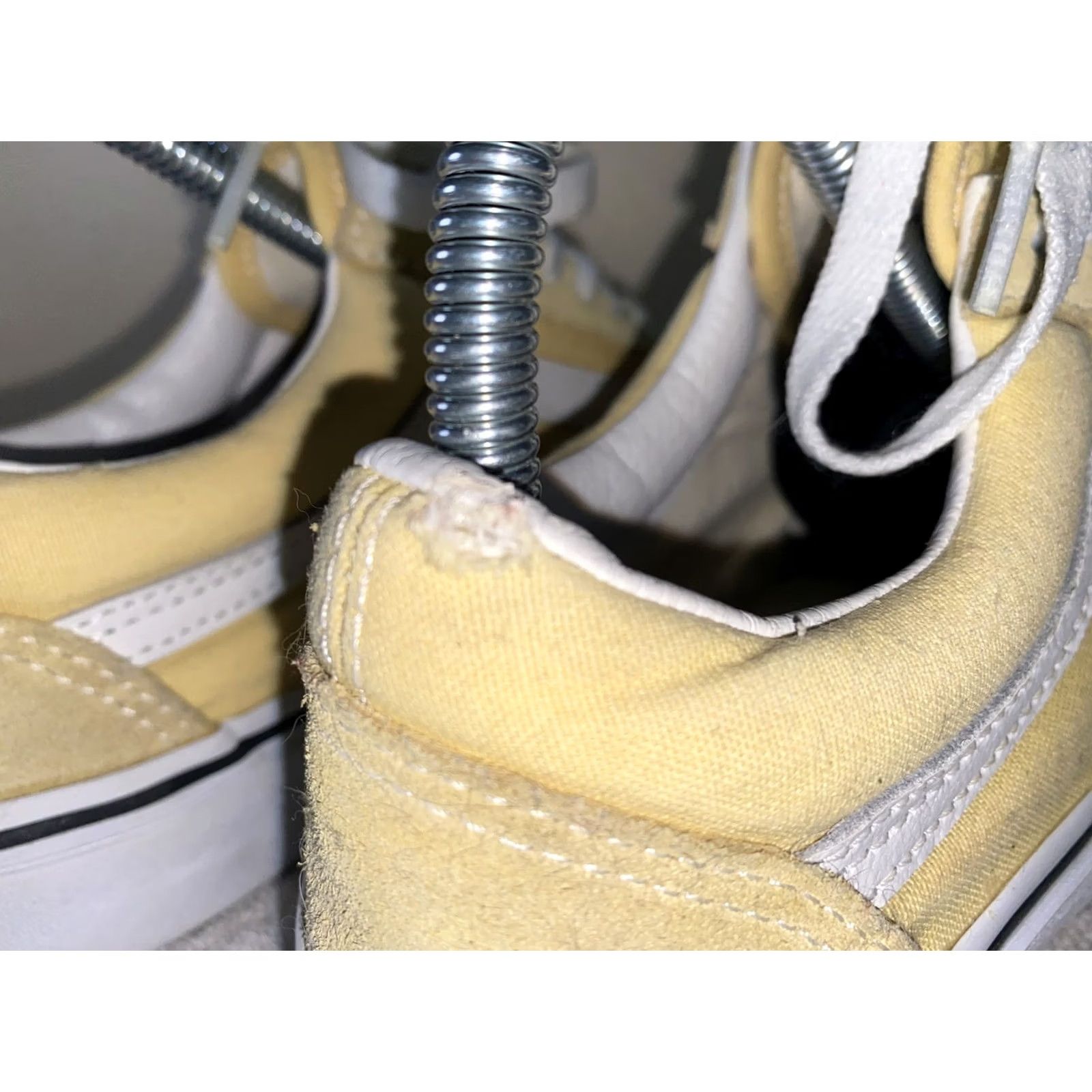 Vans VANS Sneaker Unisex Adults 7.5 Yellow / White Mens Shoes UK 7.5 US 7.5 Athletic Style Size US 8 / EU 41 - 7 Thumbnail
