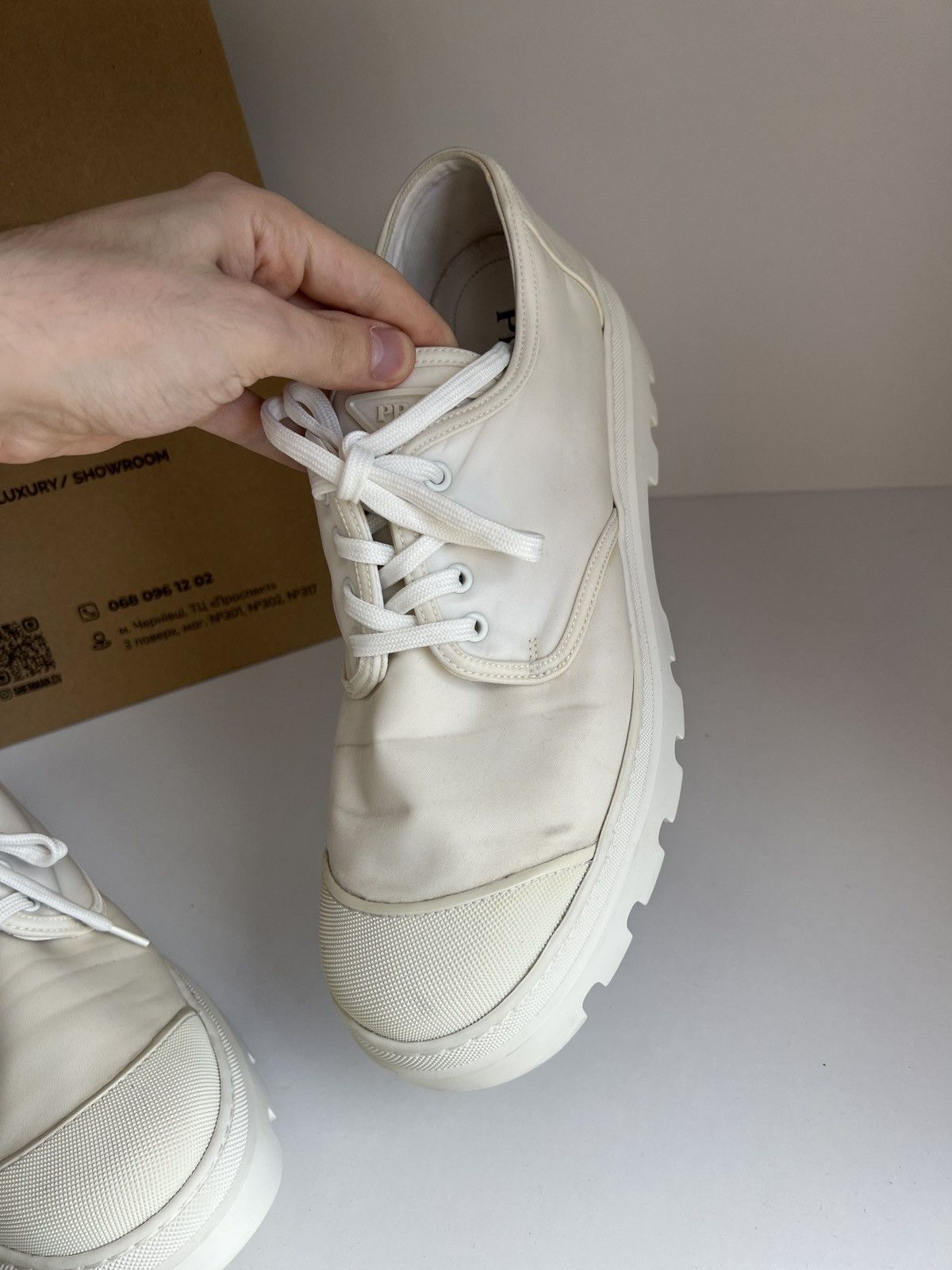 Designer × Prada × Vintage Vintage Prada Plain Logo Luxury Shoes Size US 9 / EU 42 - 5 Thumbnail