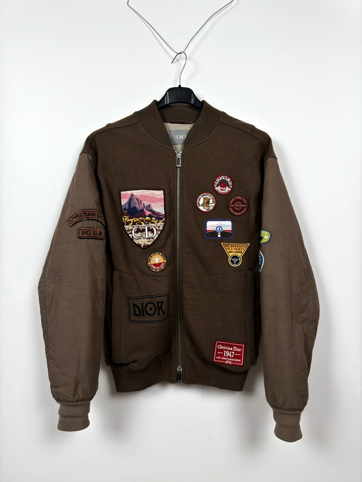 Dior Christian Dior Patch Wool Bomber Jacket | Grailed