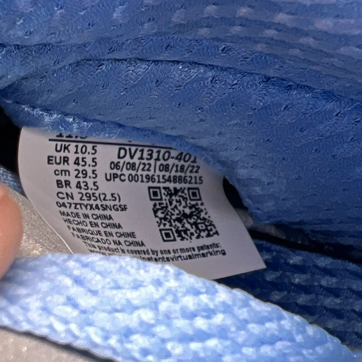 Jordan Brand Air Jordan 5 Unc Size US 11.5 / EU 44-45 - 9 Thumbnail