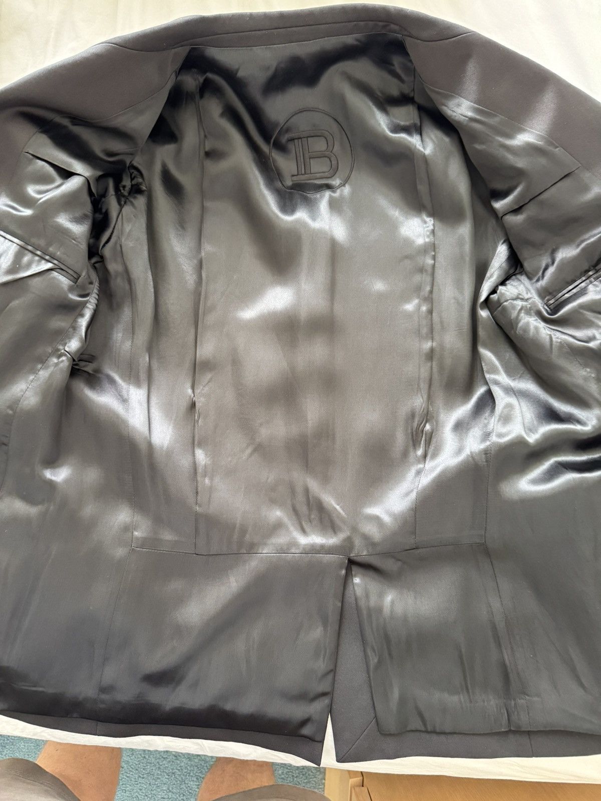 Balmain BALMAIN Double-breasted satin-lapel jacket Size 50R - 6 Thumbnail