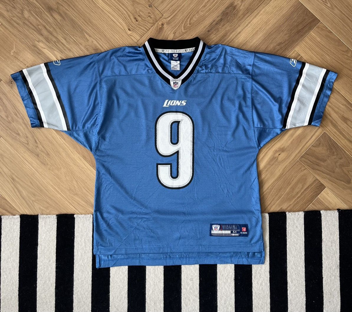 Reebok Matthew Stafford Detroit Lions 2009 Reebok Home Jersey Size US M / EU 48-50 / 2 - 1 Thumbnail