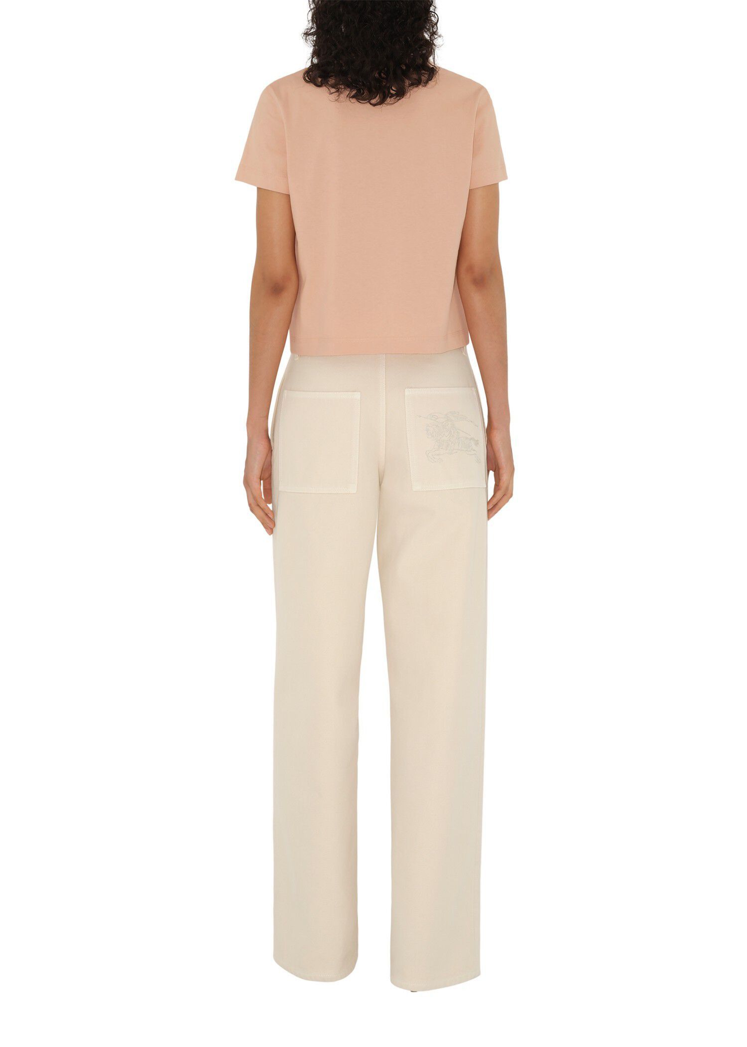 Burberry o1w1db10426 T-Shirt in Bloom Pink Size S / US 4 / IT 40 - 4 Thumbnail