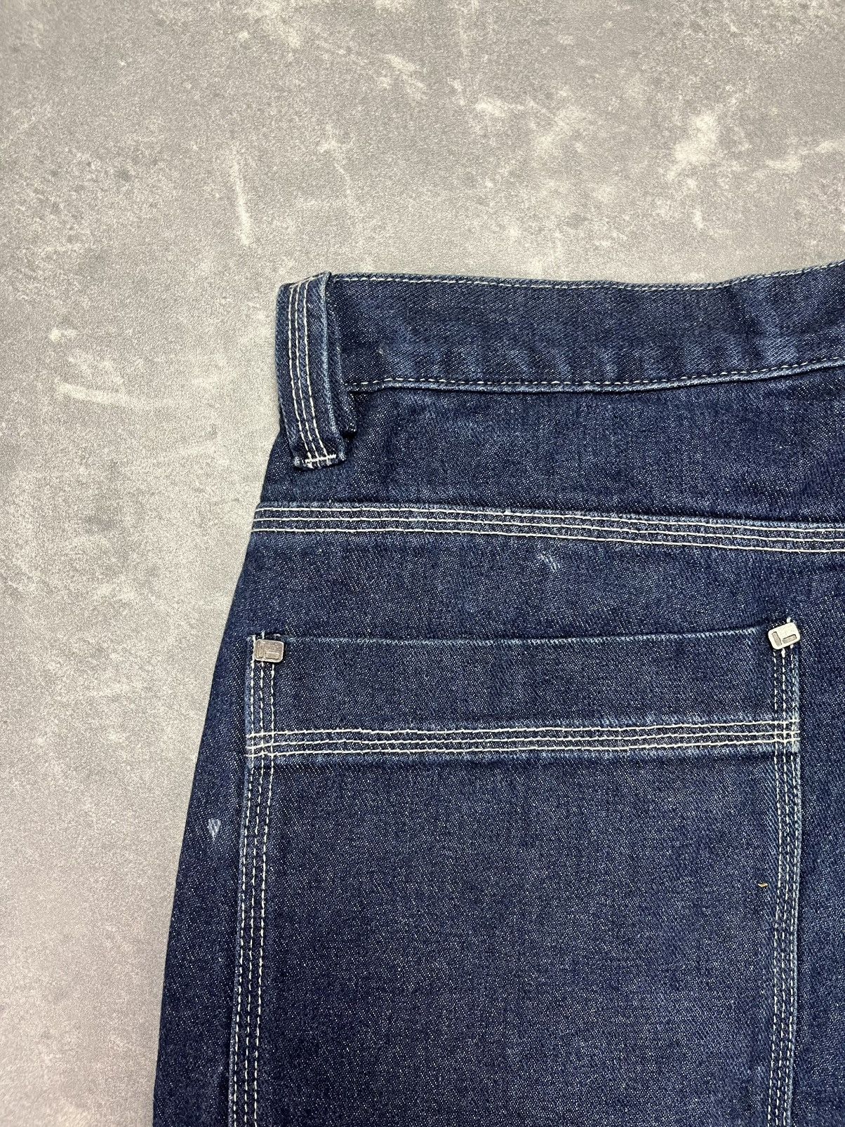 Fubu 90s/00s Fubu Vintage Big Logo Baggy Carpenter Denim Jeans 34 Size US 34 / EU 50 - 14 Thumbnail