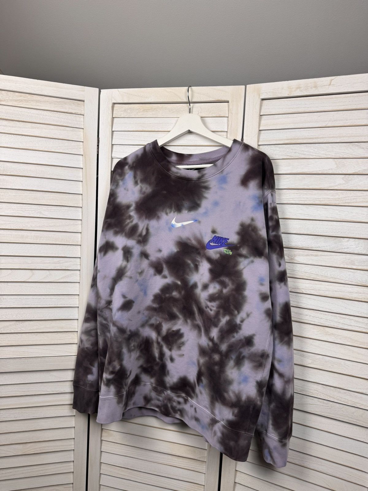 Nike Nike XL Tie Dye Graphic Print Neck Sweatshirt Multicolor Size US XL / EU 56 / 4 - 3 Thumbnail