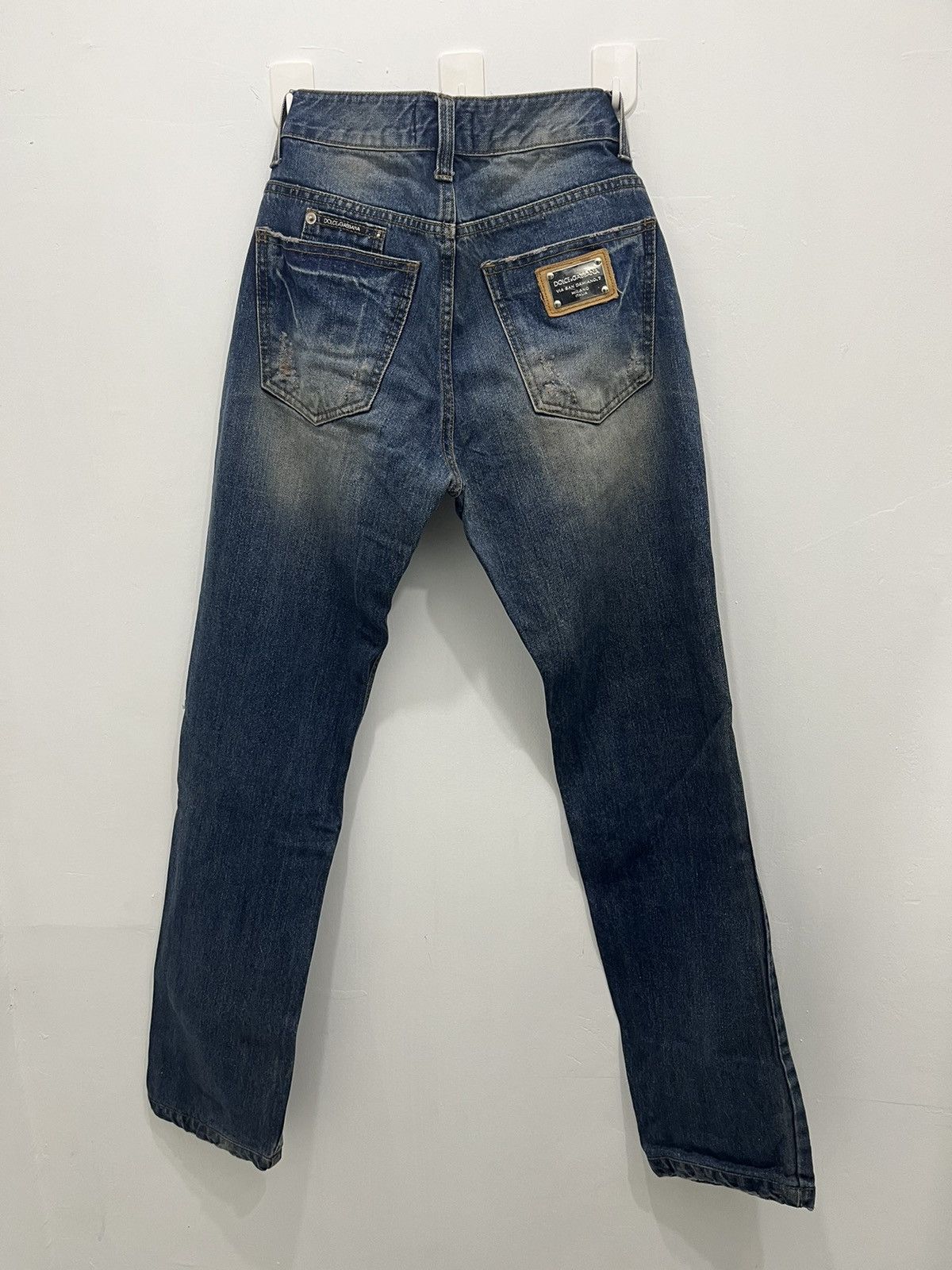 Dolce & Gabbana Dolce and Gabbana Distressed Denim Y2K Style Size US 32 / EU 48 - 9 Thumbnail