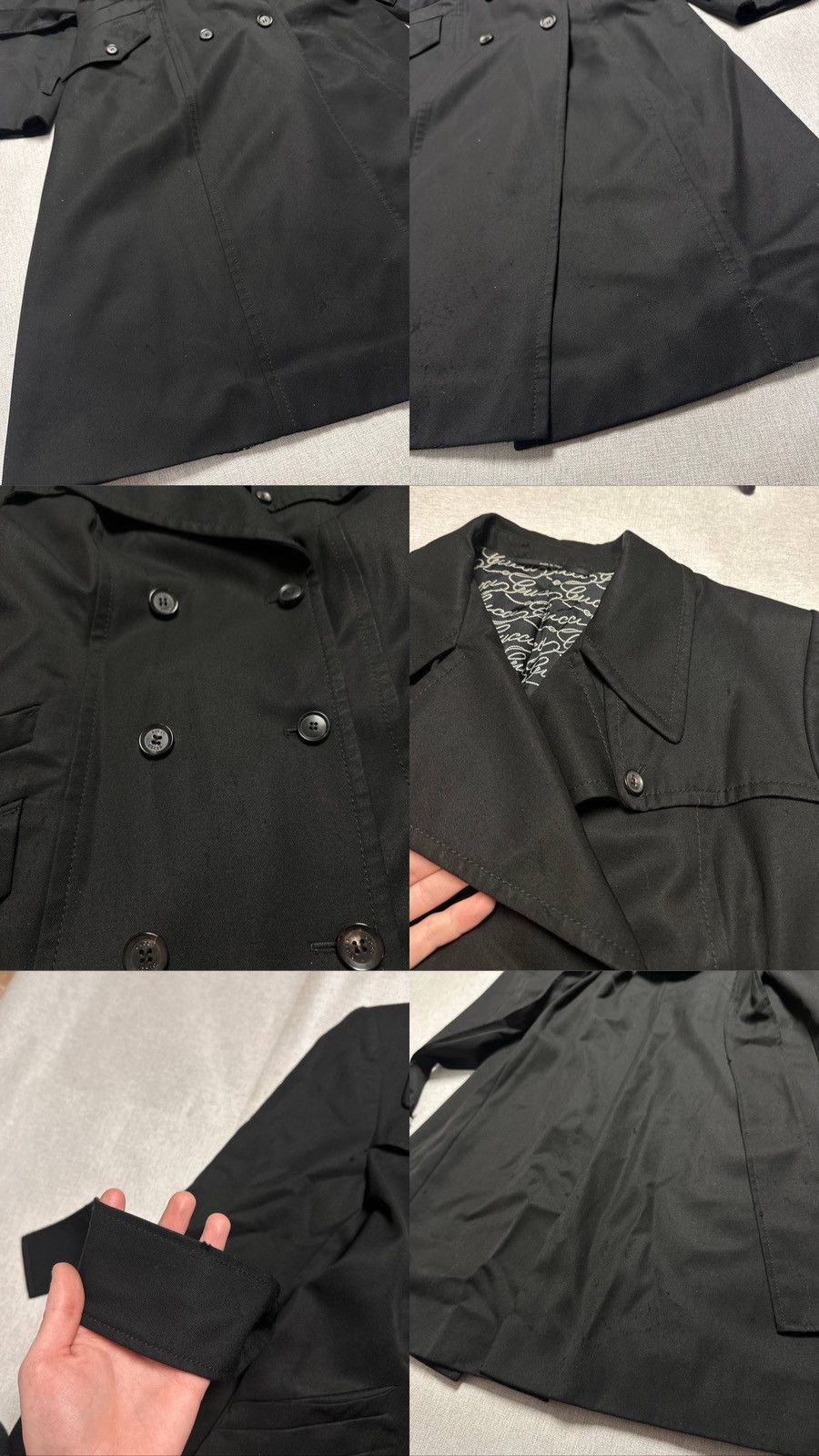 Gucci Archive Gucci Trench Coat with bamboo belt Size L / US 10 / IT 46 - 21 Thumbnail