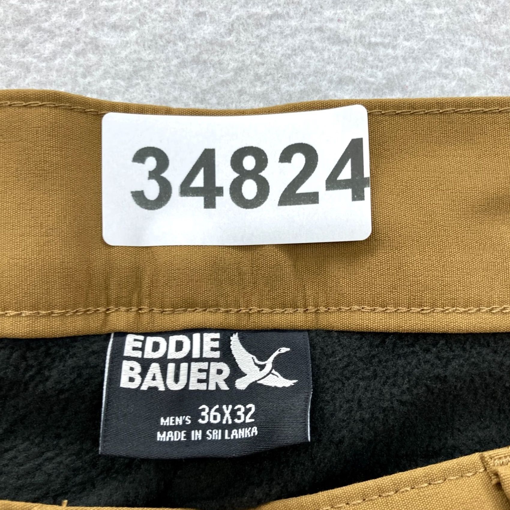 Eddie Bauer Eddie Bauer Fleece Lined Tech Chino Pants Mens 36x32 Slim Brown Hiking Camp Chino Pants Mens 36x32 Brown Eddie Bauer Tech Chino Size US 36 / EU 52 - 5 Thumbnail
