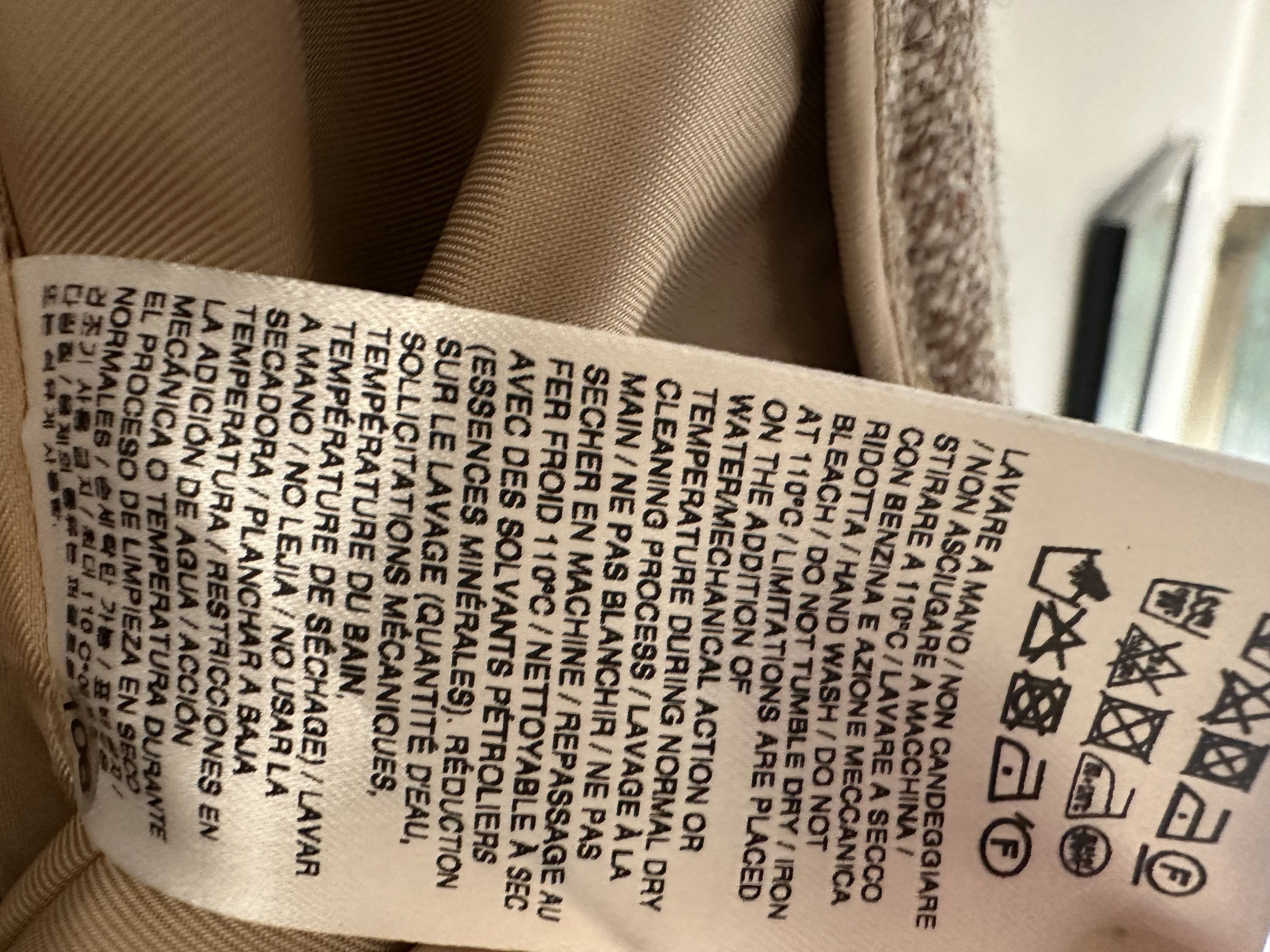 Gabriela Hearst Josh Pant in oatmeal multi Size 32" / US 10 / IT 46 - 10 Thumbnail